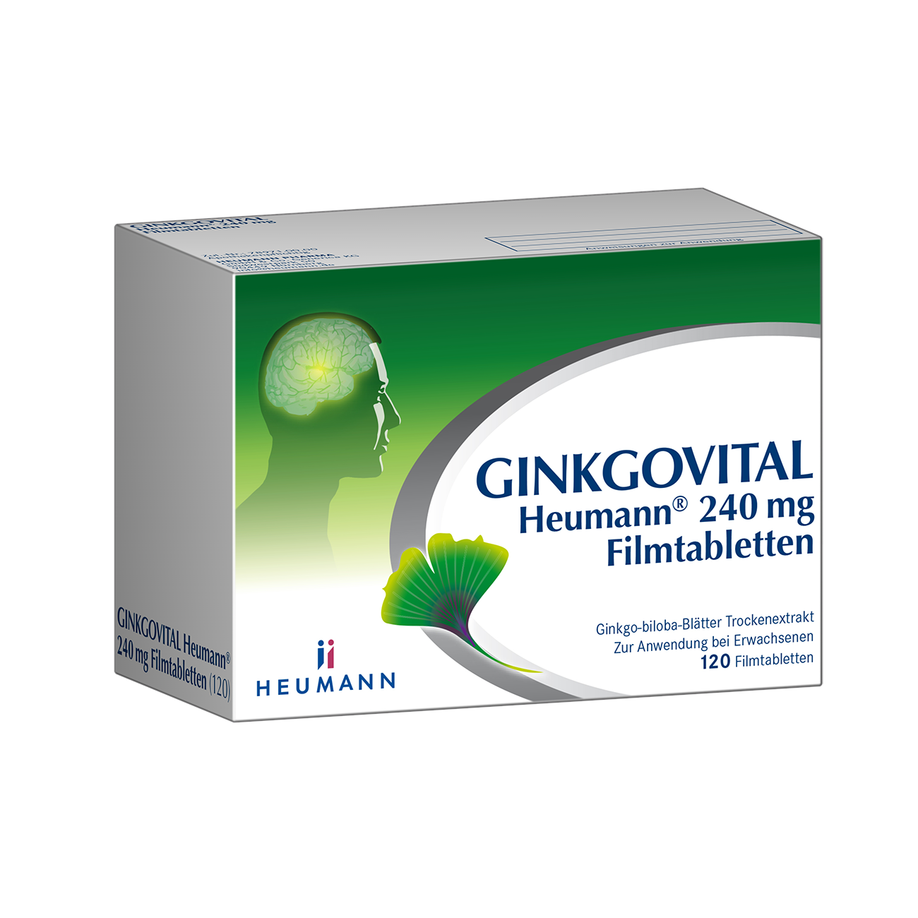 GINKGOVITAL Heumann 240 mg Filmtabletten Abbildung für GINKGOVITAL Heumann 240 mg Filmtabletten