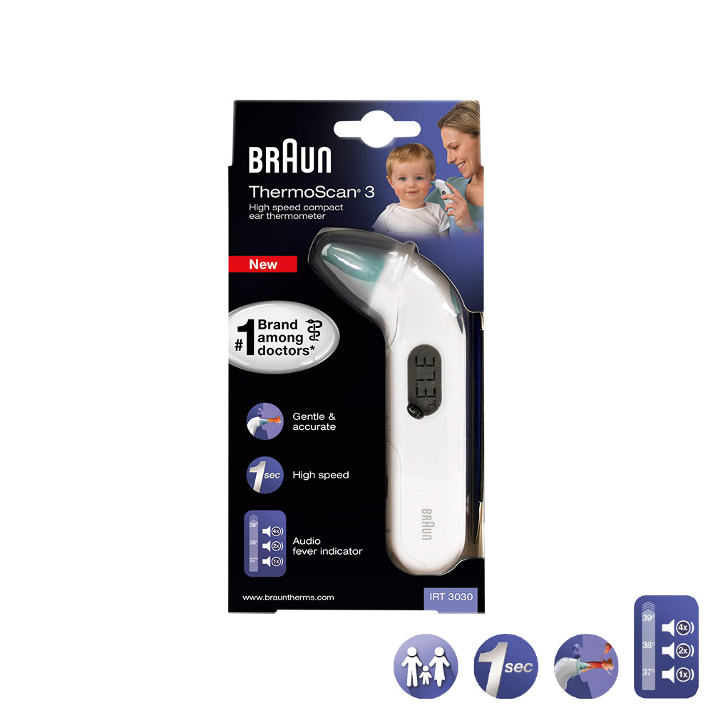 BRAUN THERMOSCAN 3 Infrarot-Ohrthermometer Abbildung für BRAUN THERMOSCAN 3 Infrarot-Ohrthermometer