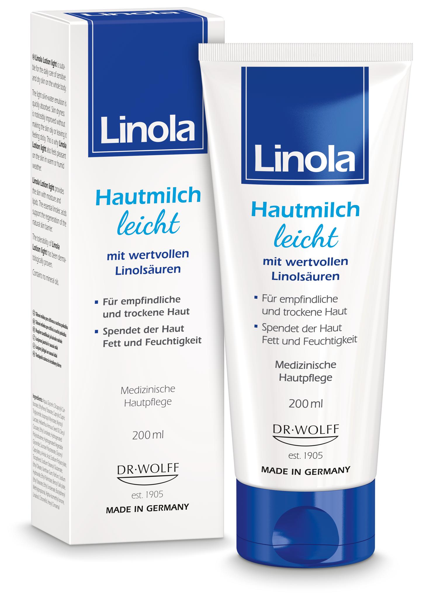 LINOLA Hautmilch leicht Abbildung für LINOLA Hautmilch leicht