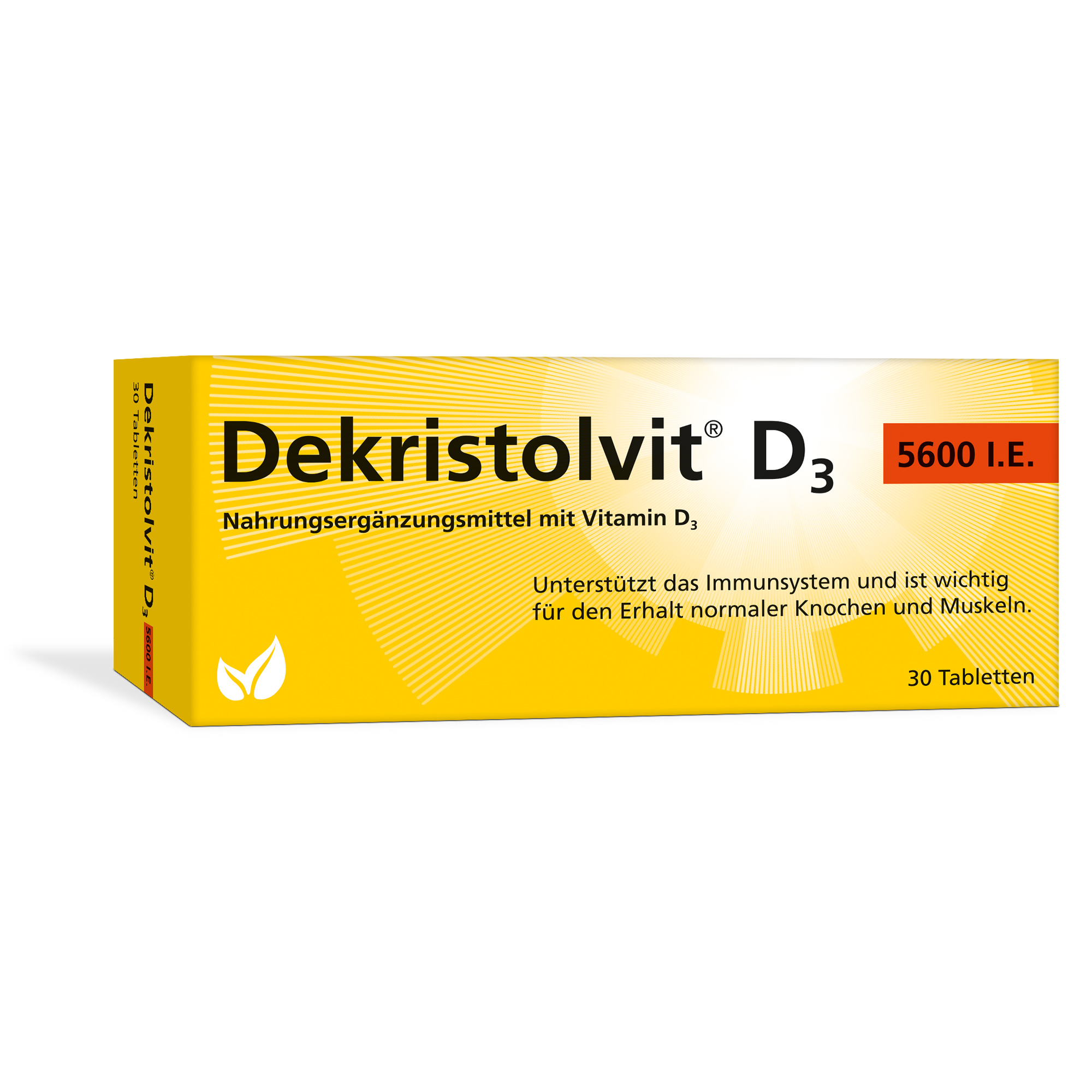 DEKRISTOLVIT D3 5.600 I.E. Tabletten Abbildung für DEKRISTOLVIT D3 5.600 I.E. Tabletten