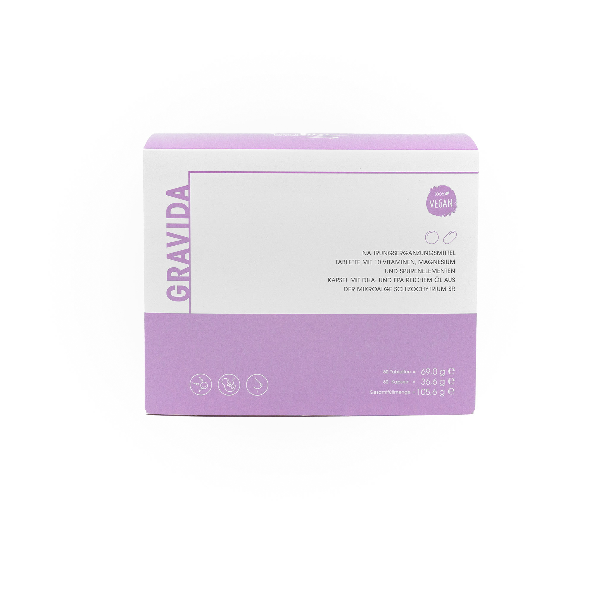 GRAVIDA 60 Tabletten+60 Kapseln Abbildung für GRAVIDA 60 Tabletten+60 Kapseln