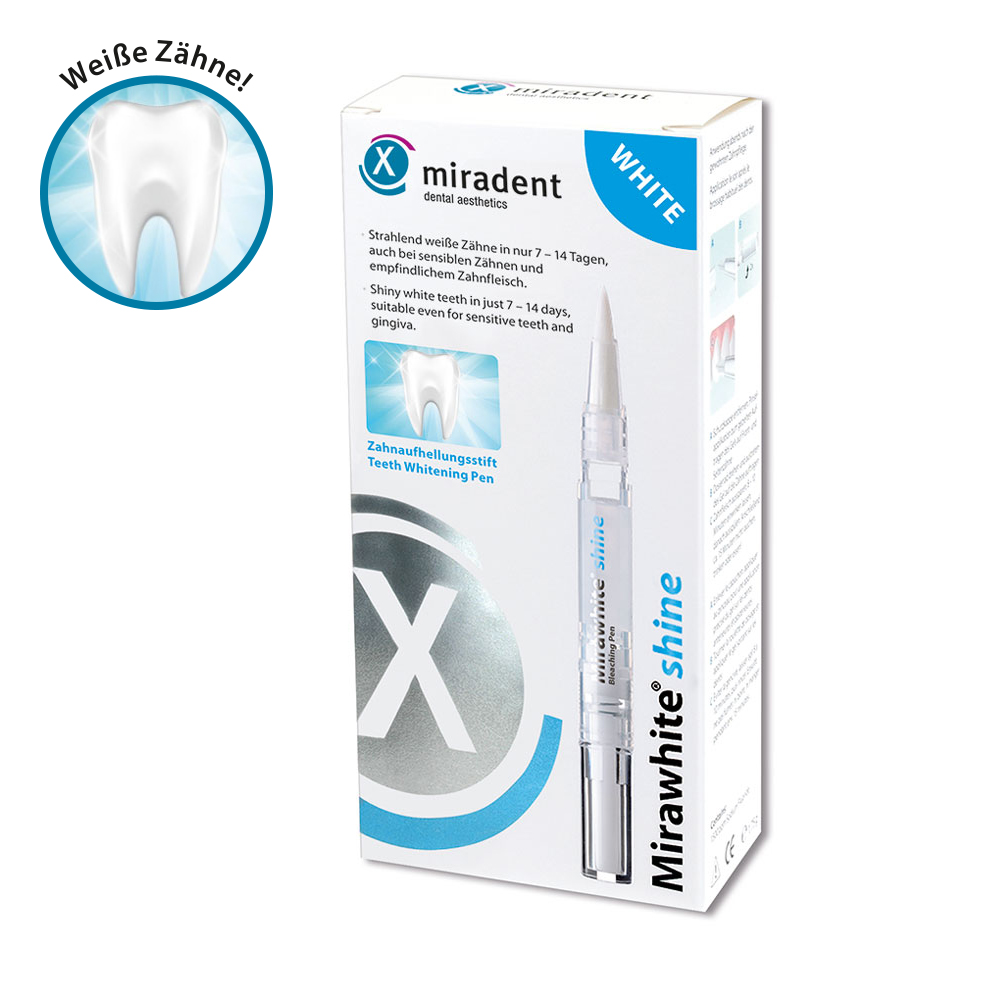 MIRADENT Mirawhite shine Gel Abbildung für MIRADENT Mirawhite shine Gel