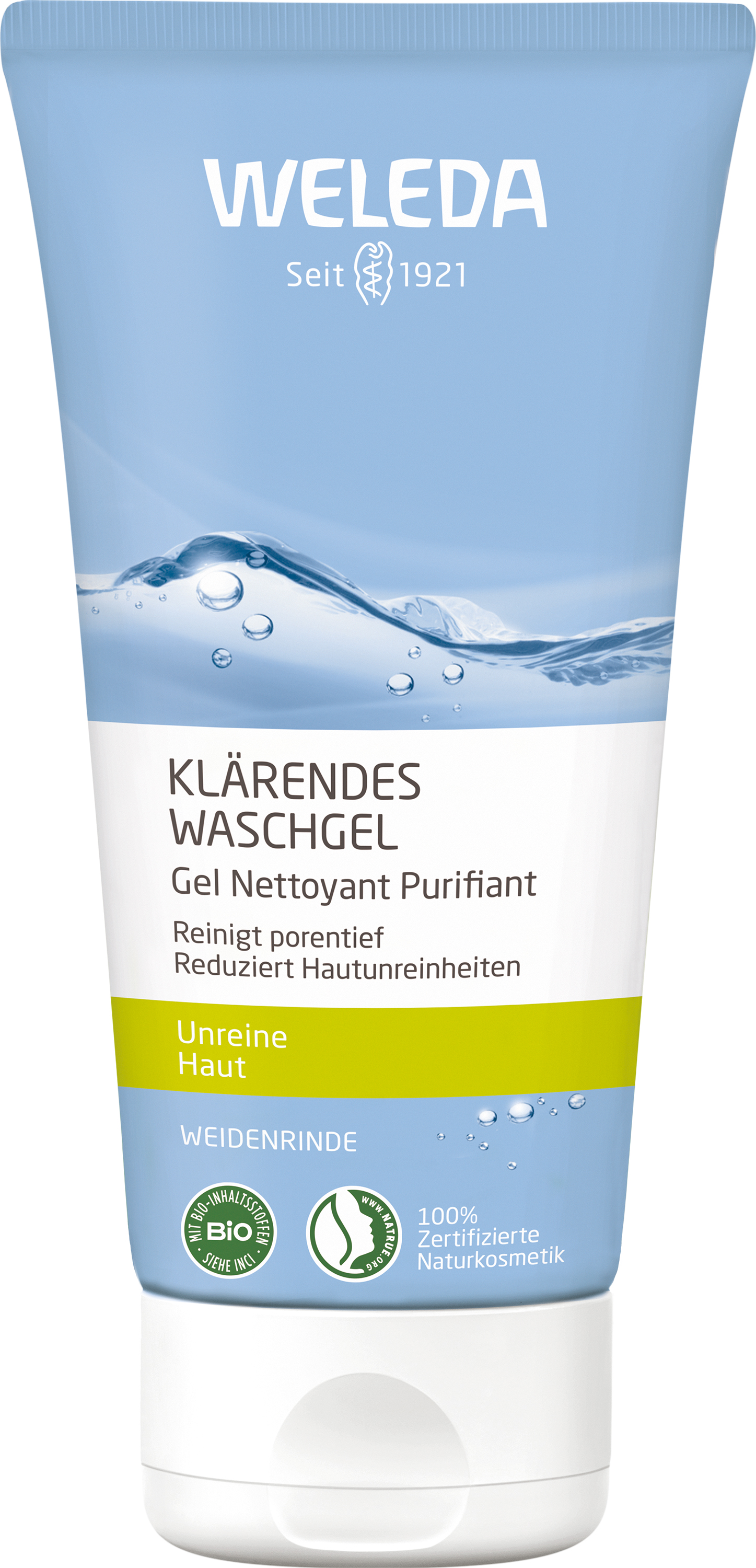 Weleda Naturally Clear Klärendes Waschgel - porentiefe Reinigung Abbildung für Weleda Naturally Clear Klärendes Waschgel - porentiefe Reinigung