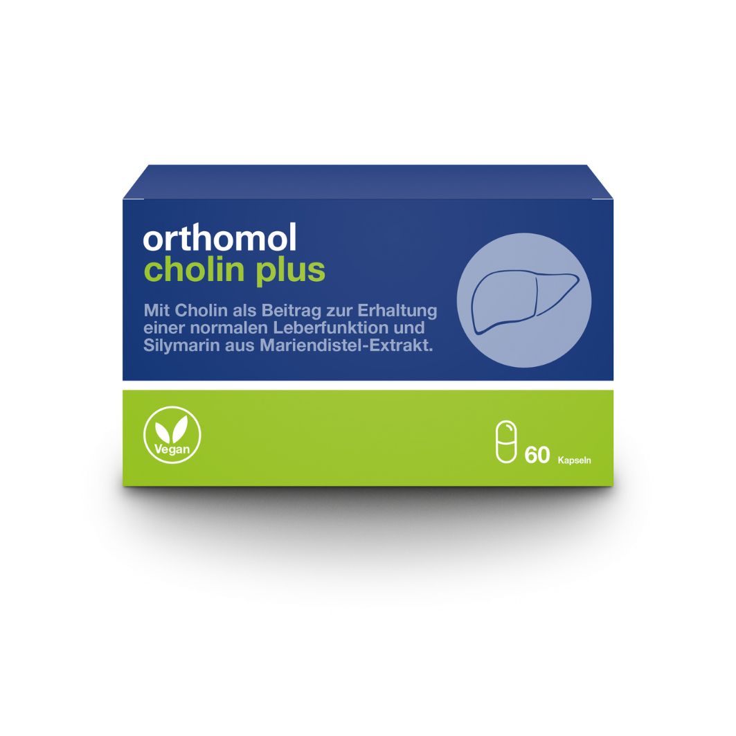 ORTHOMOL Cholin Plus Kapseln Abbildung für ORTHOMOL Cholin Plus Kapseln