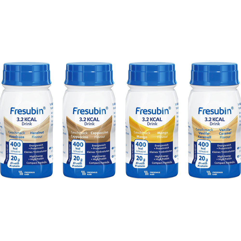 FRESUBIN 3.2 kcal DRINK Mischkarton Abbildung für FRESUBIN 3.2 kcal DRINK Mischkarton