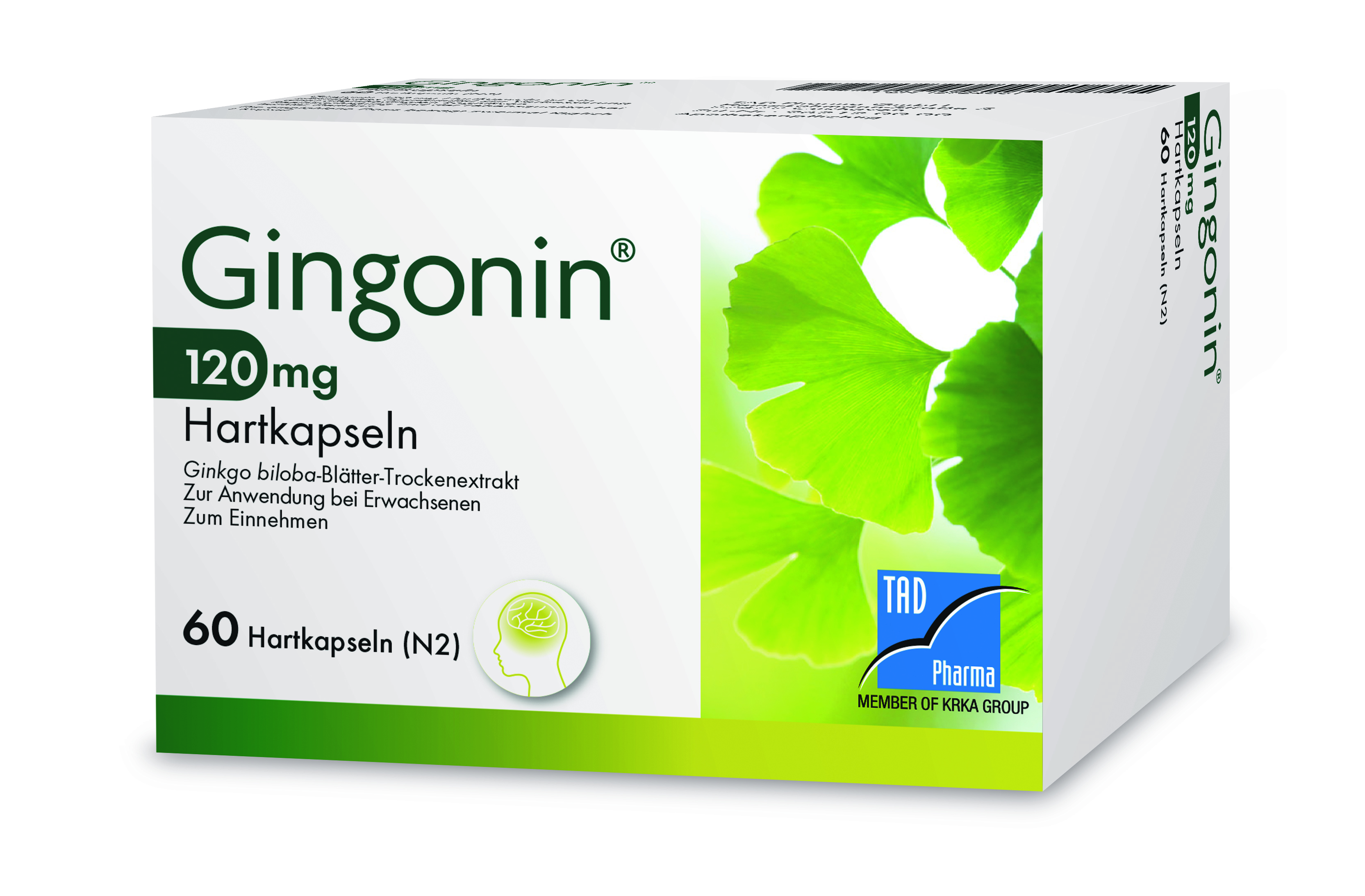 GINGONIN 120 mg Hartkapseln Abbildung für GINGONIN 120 mg Hartkapseln