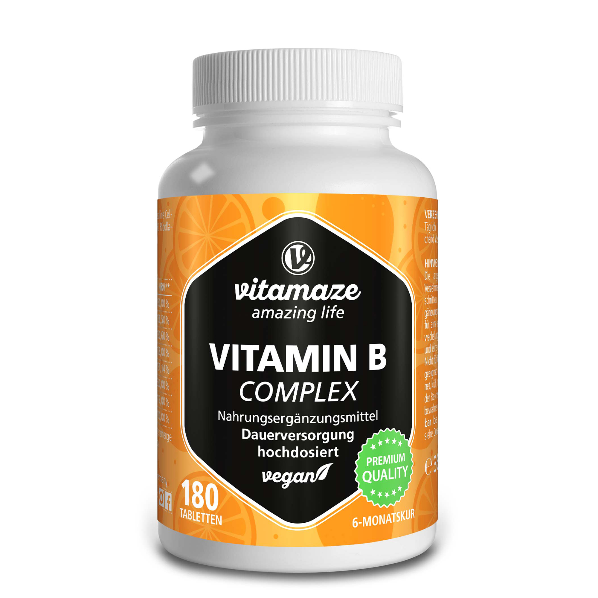 VITAMIN B COMPLEX hochdosiert vegan Tabletten Abbildung für VITAMIN B COMPLEX hochdosiert vegan Tabletten