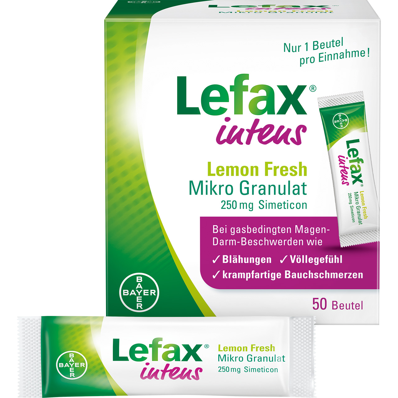 LEFAX intens Lemon Fresh Mikro Granul.250 mg Sim. Abbildung für LEFAX intens Lemon Fresh Mikro Granul.250 mg Sim.