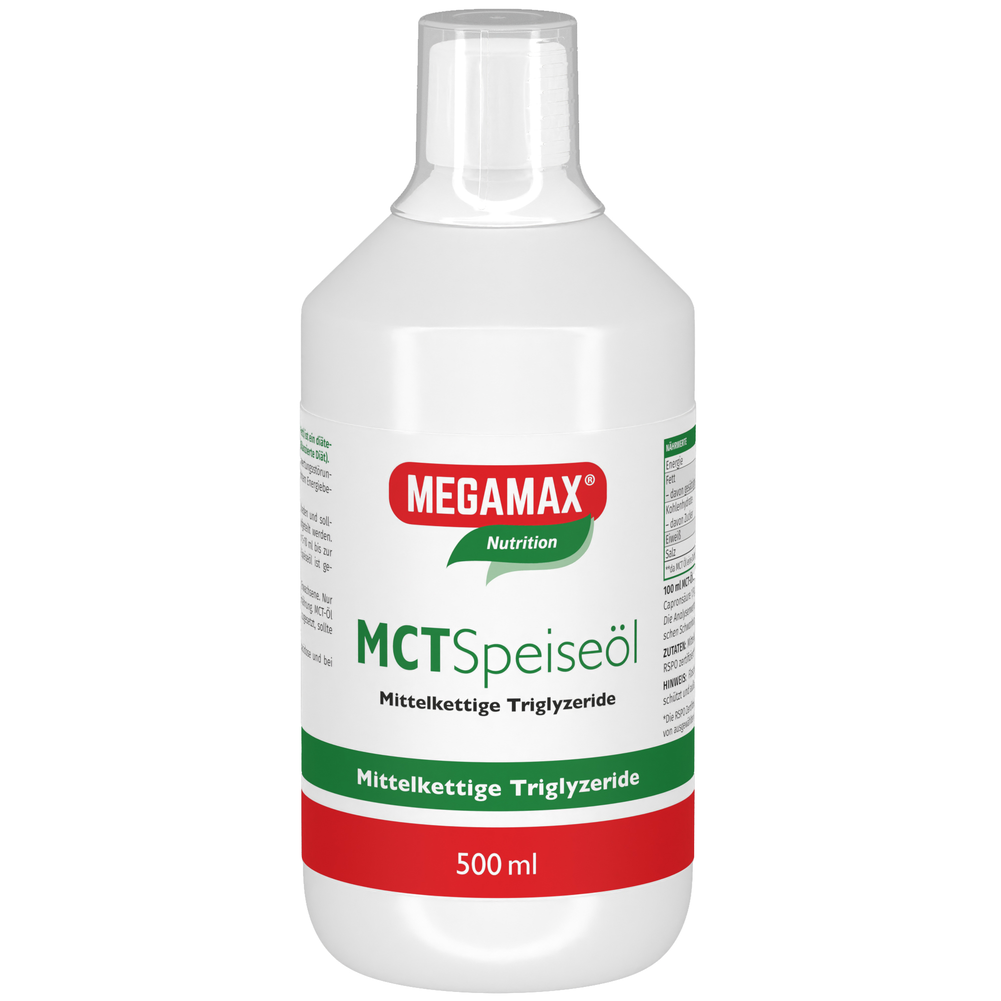 MCT 100% rein Megamax Öl Abbildung für MCT 100% rein Megamax Öl