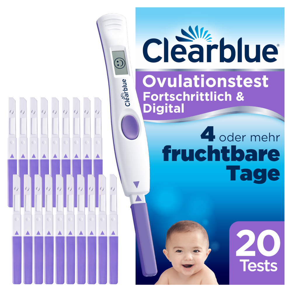CLEARBLUE Ovulationstest fortschrittlich & digital Abbildung für CLEARBLUE Ovulationstest fortschrittlich & digital