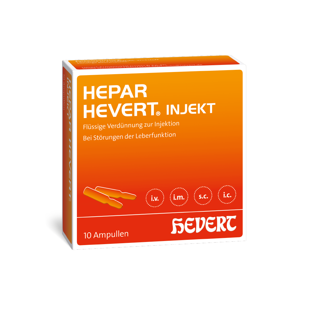 HEPAR HEVERT injekt Ampullen Abbildung für HEPAR HEVERT injekt Ampullen