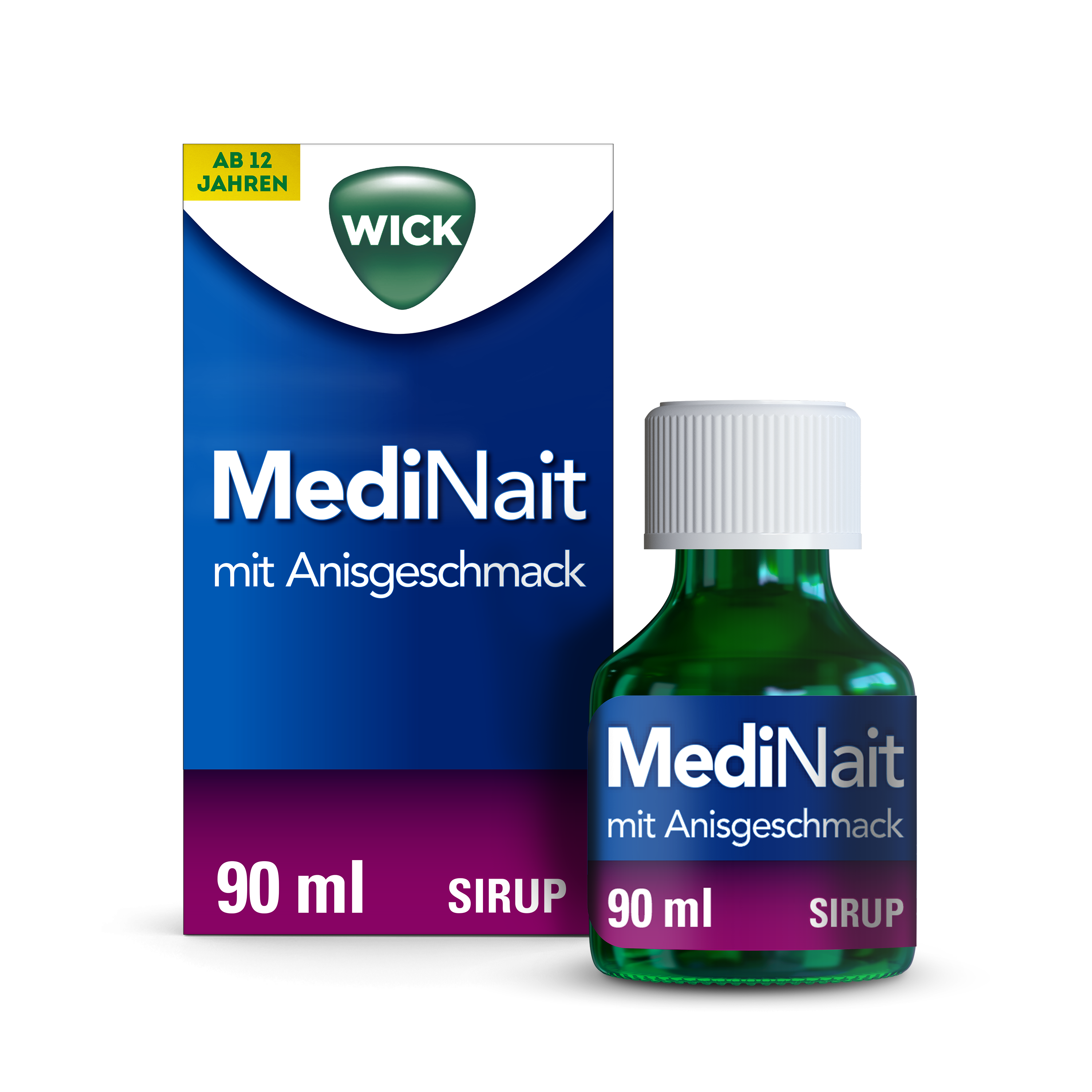 WICK MediNait mit Anisgeschmack Sirup Abbildung für WICK MediNait mit Anisgeschmack Sirup