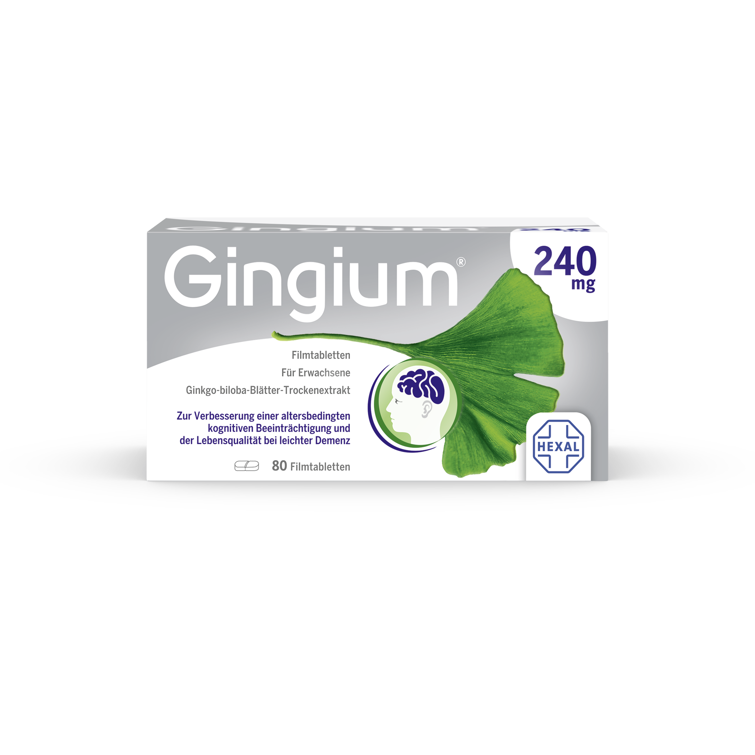 GINGIUM 240 mg Filmtabletten Abbildung für GINGIUM 240 mg Filmtabletten