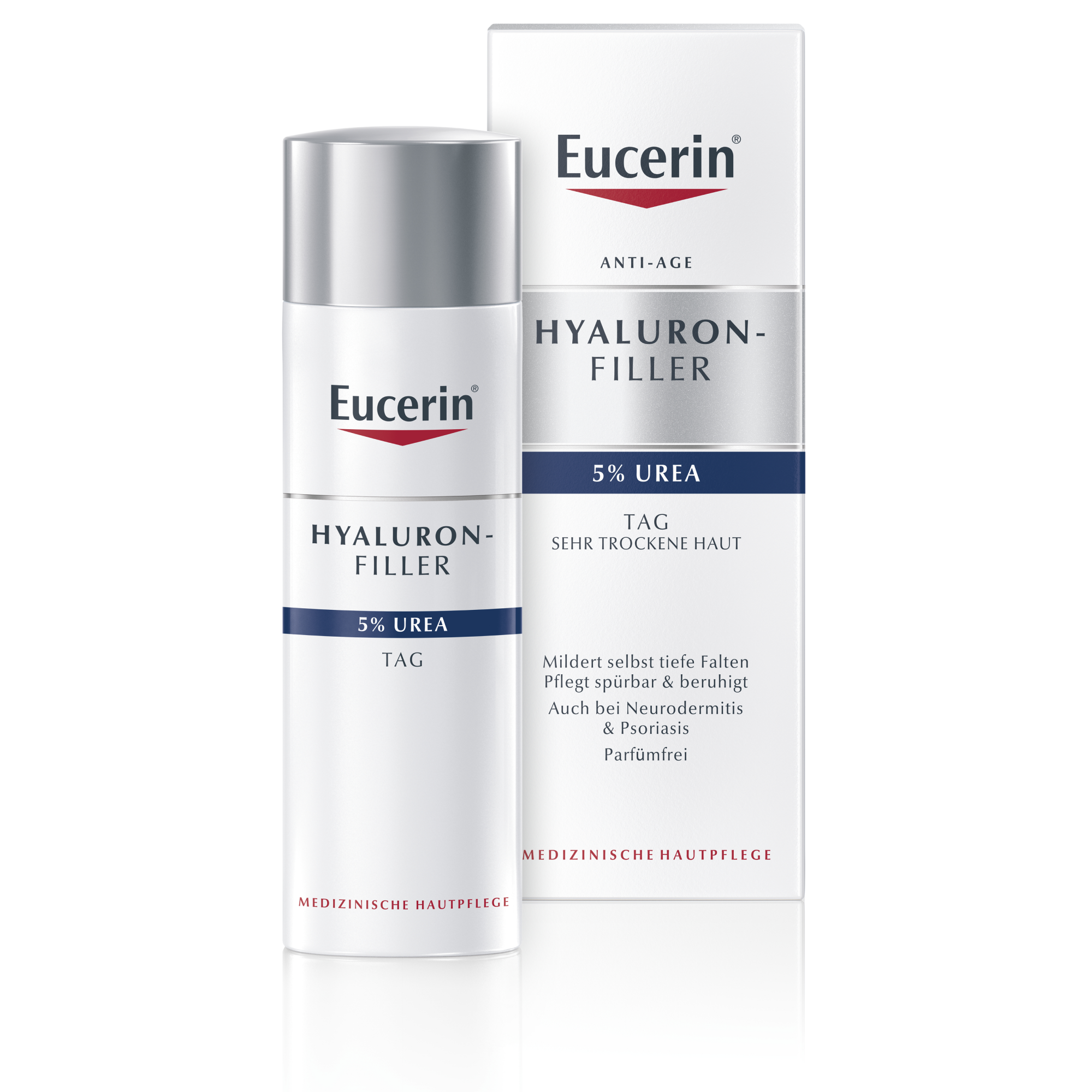 EUCERIN Anti-Age Hyaluron-Filler UREA Tagescreme Abbildung für EUCERIN Anti-Age Hyaluron-Filler UREA Tagescreme