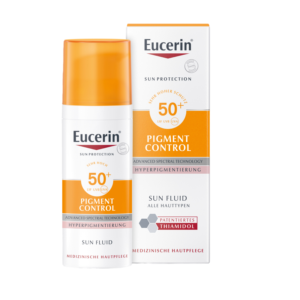 EUCERIN Sun Fluid Pigment Control LSF 50+ Abbildung für EUCERIN Sun Fluid Pigment Control LSF 50+