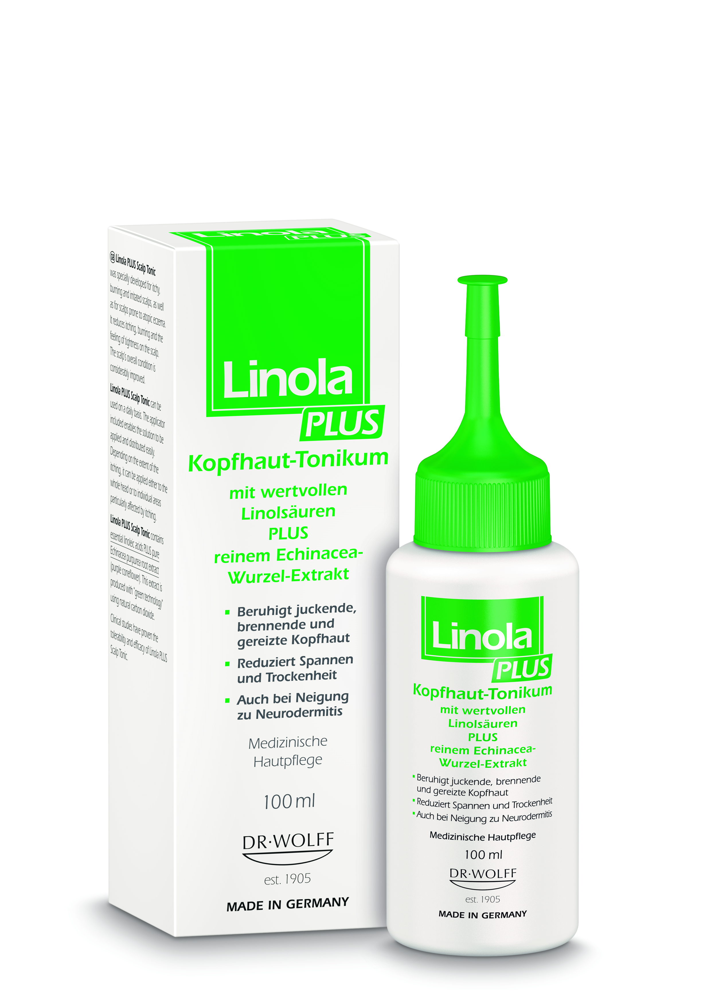 LINOLA PLUS Kopfhaut-Tonikum Abbildung für LINOLA PLUS Kopfhaut-Tonikum