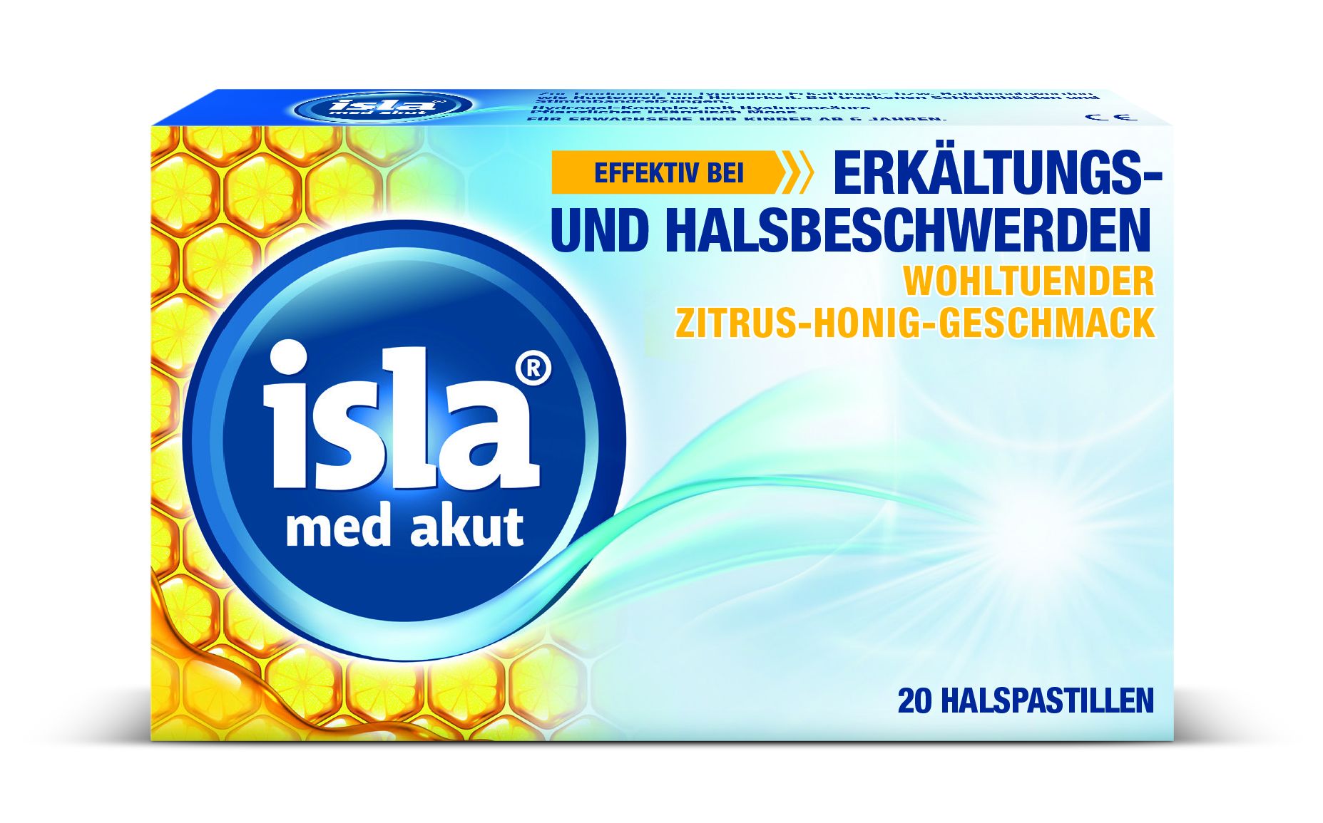 ISLA MED akut Zitrus-Honig Pastillen Abbildung für ISLA MED akut Zitrus-Honig Pastillen