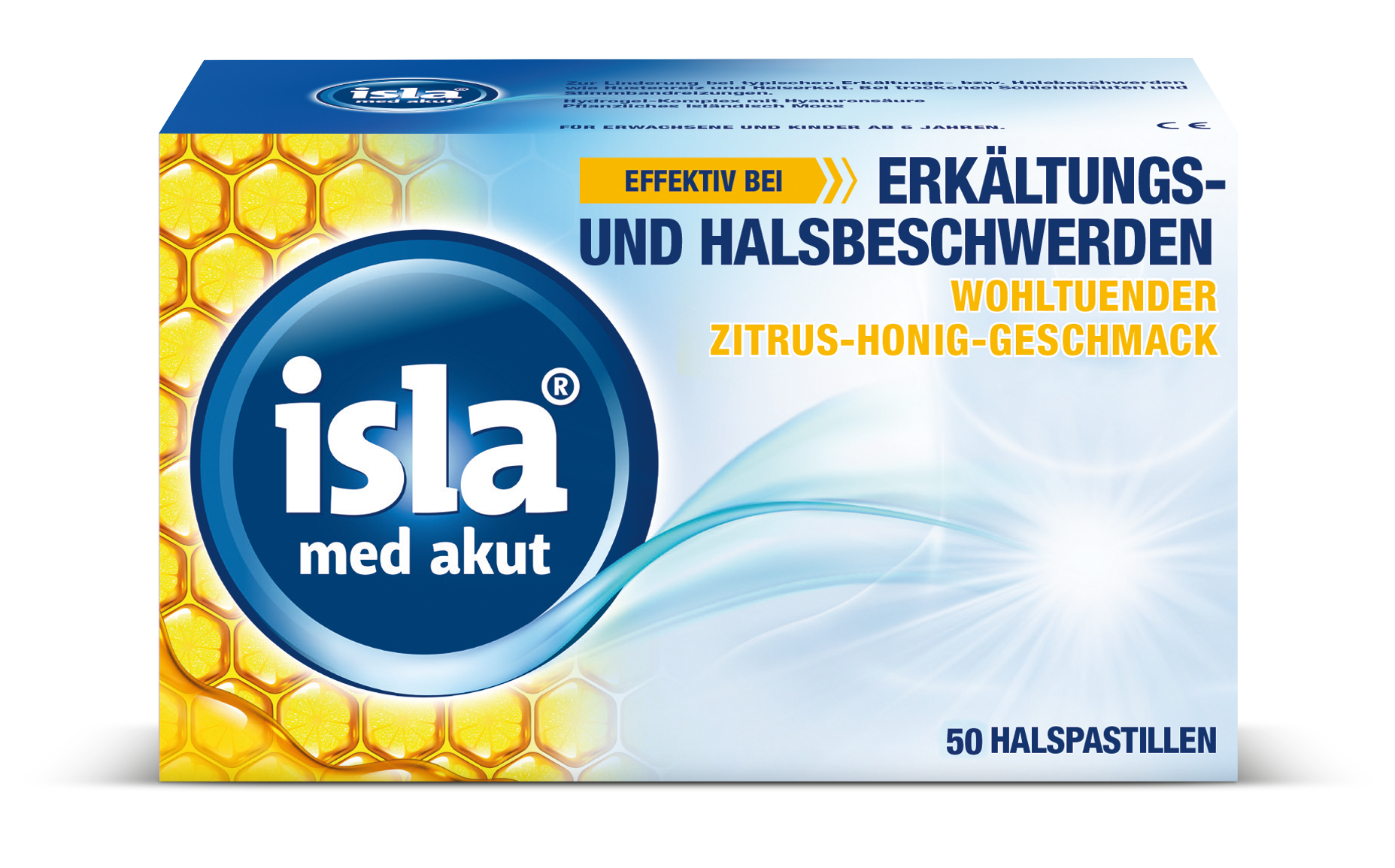 ISLA MED akut Zitrus-Honig Pastillen Abbildung für ISLA MED akut Zitrus-Honig Pastillen