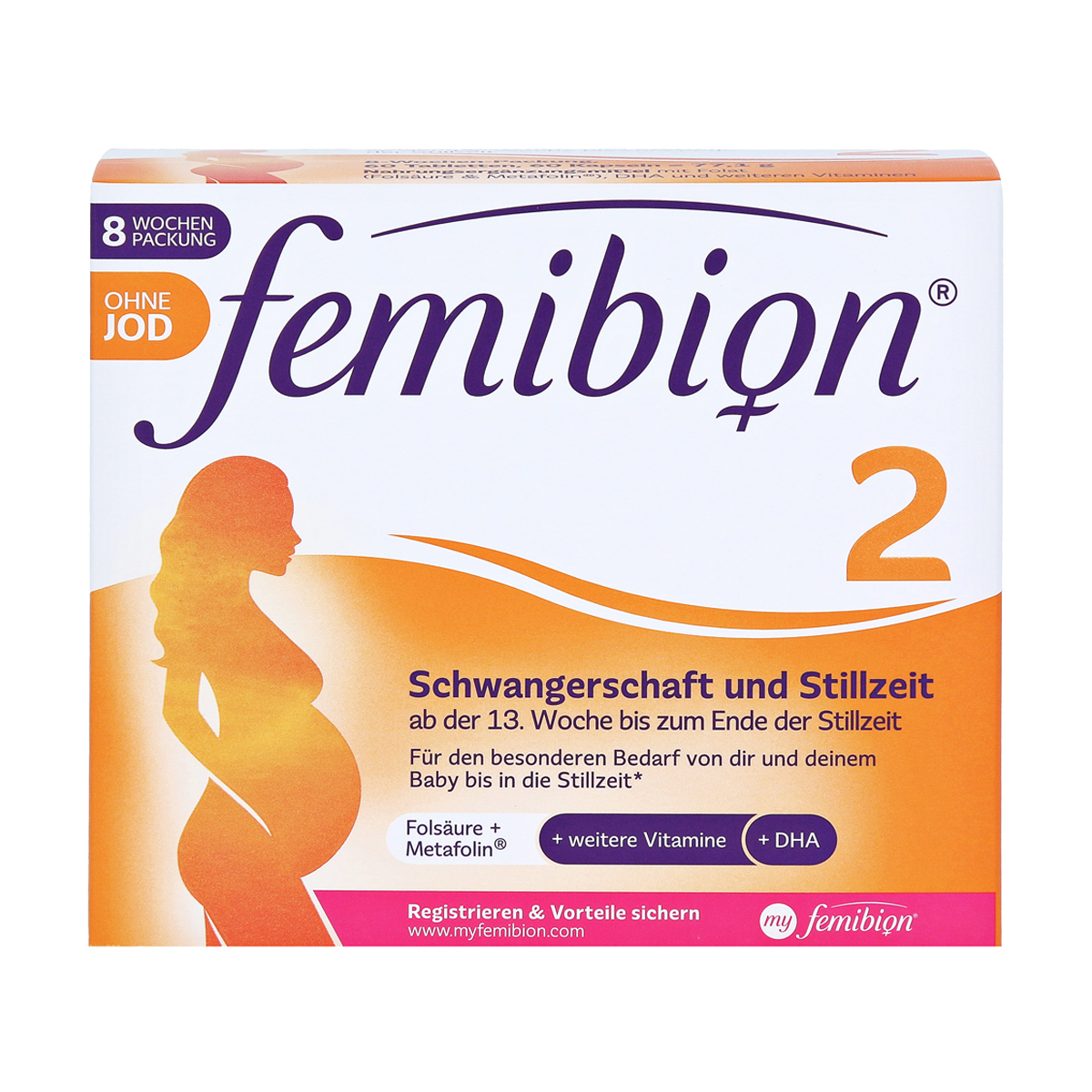 FEMIBION 2 Schwangerschaft+Stillzeit ohne Jod Abbildung für FEMIBION 2 Schwangerschaft+Stillzeit ohne Jod