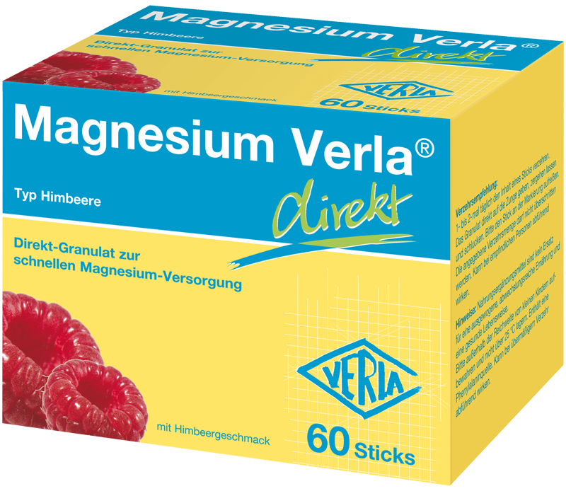 Magnesium Verla® direkt Typ Himbeere Abbildung für Magnesium Verla® direkt Typ Himbeere