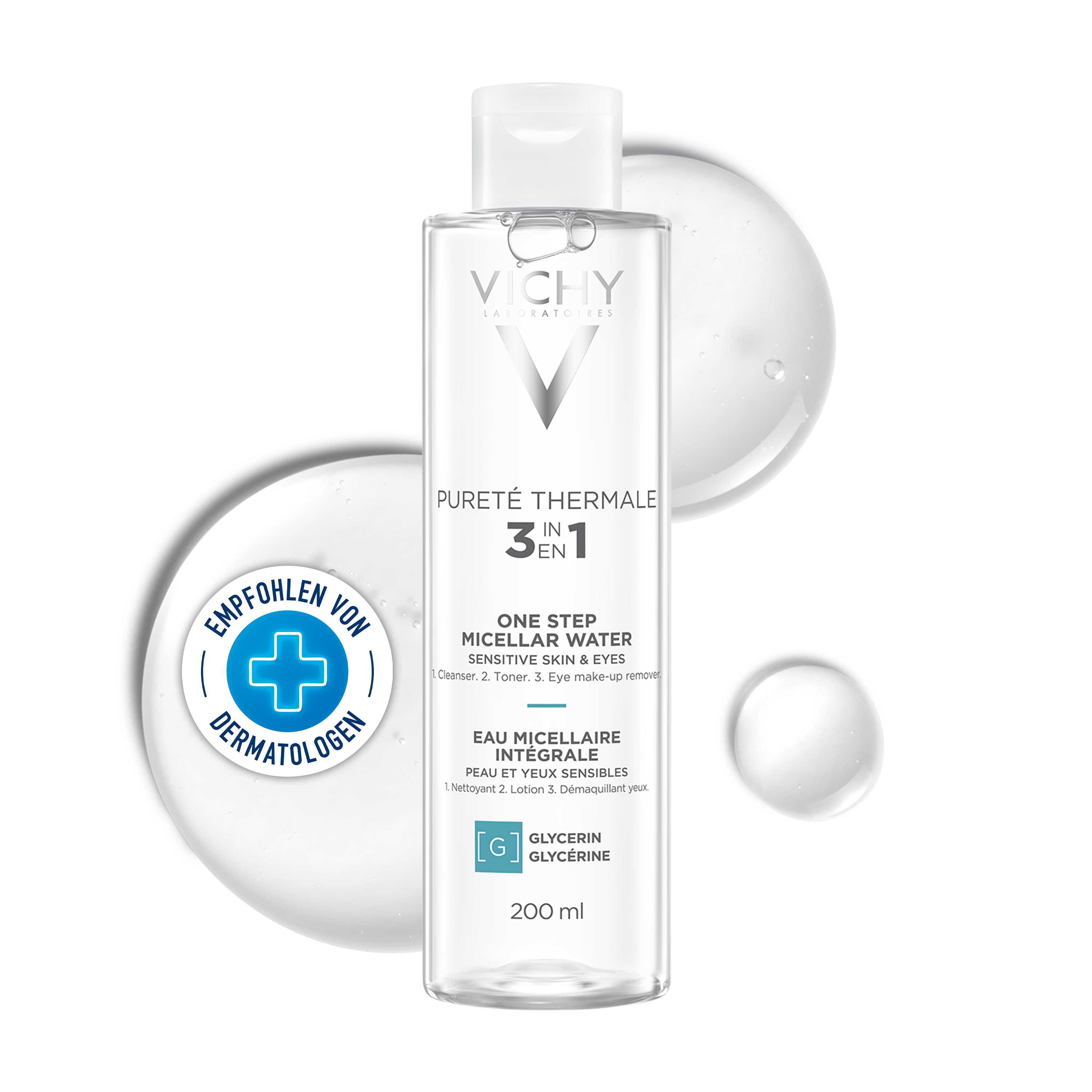 VICHY PURETE Thermale Mineral Mizellen-Fluid sens. Abbildung für VICHY PURETE Thermale Mineral Mizellen-Fluid sens.