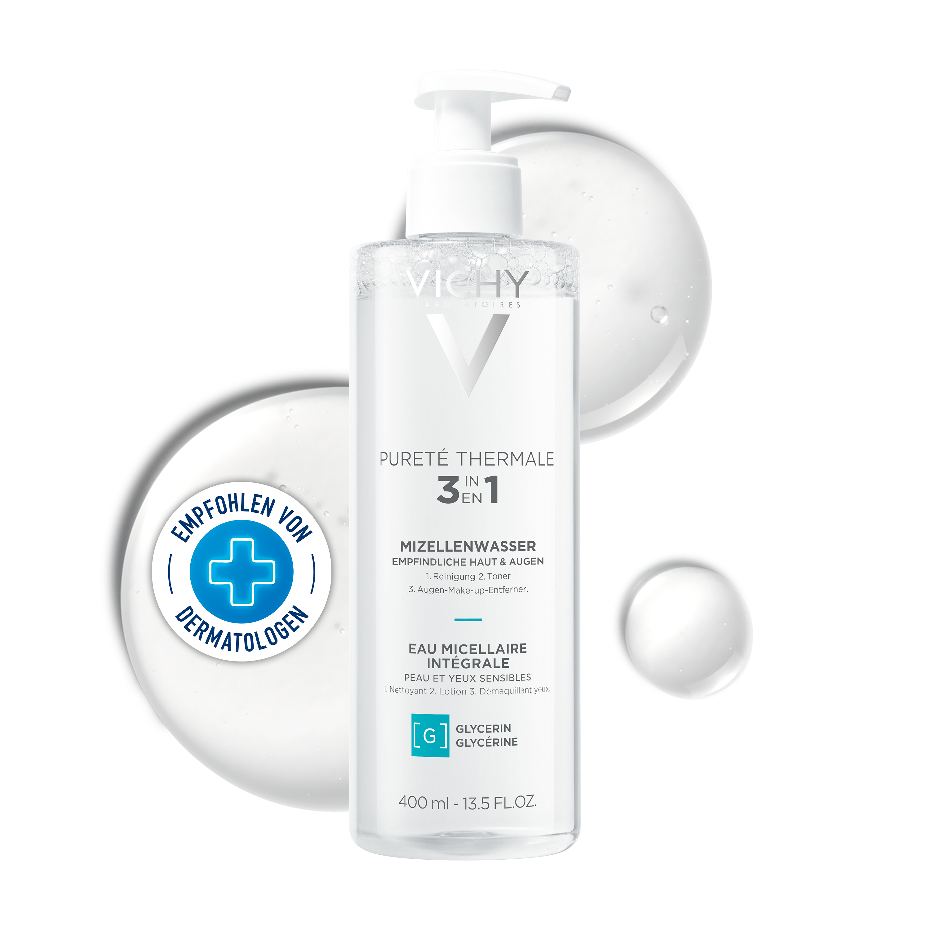 VICHY PURETE Thermale Mineral Mizellen-Fluid sens. Abbildung für VICHY PURETE Thermale Mineral Mizellen-Fluid sens.