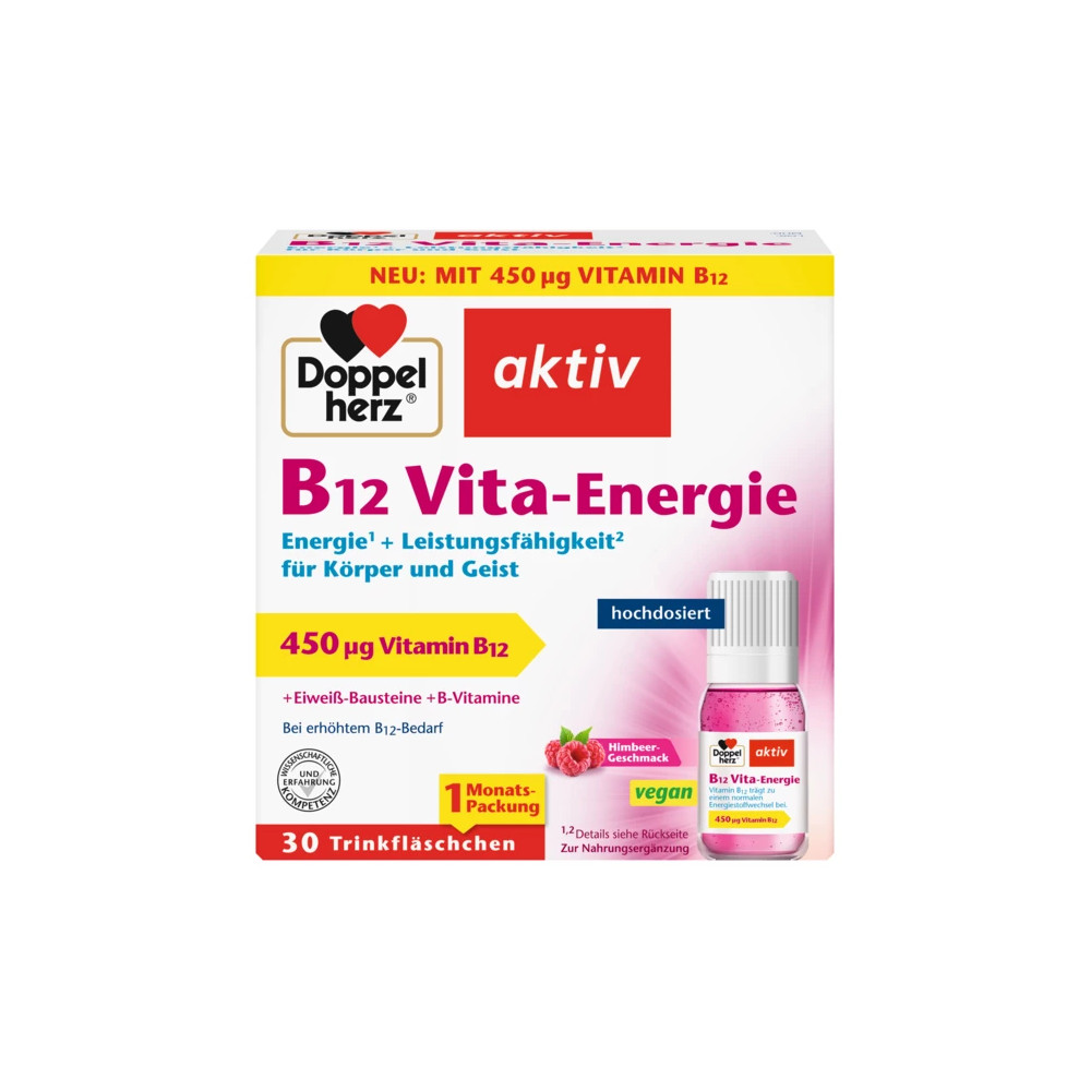 DOPPELHERZ B12 Vita-Energie Trinkampullen Abbildung für DOPPELHERZ B12 Vita-Energie Trinkampullen