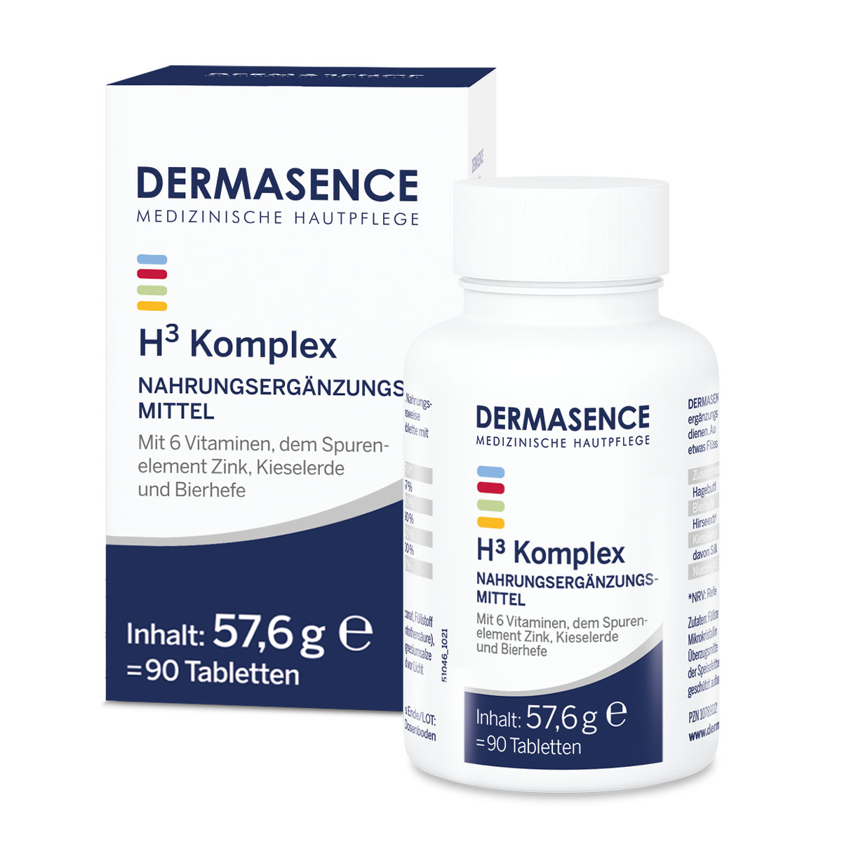 DERMASENCE H3 Komplex Tabletten Abbildung für DERMASENCE H3 Komplex Tabletten