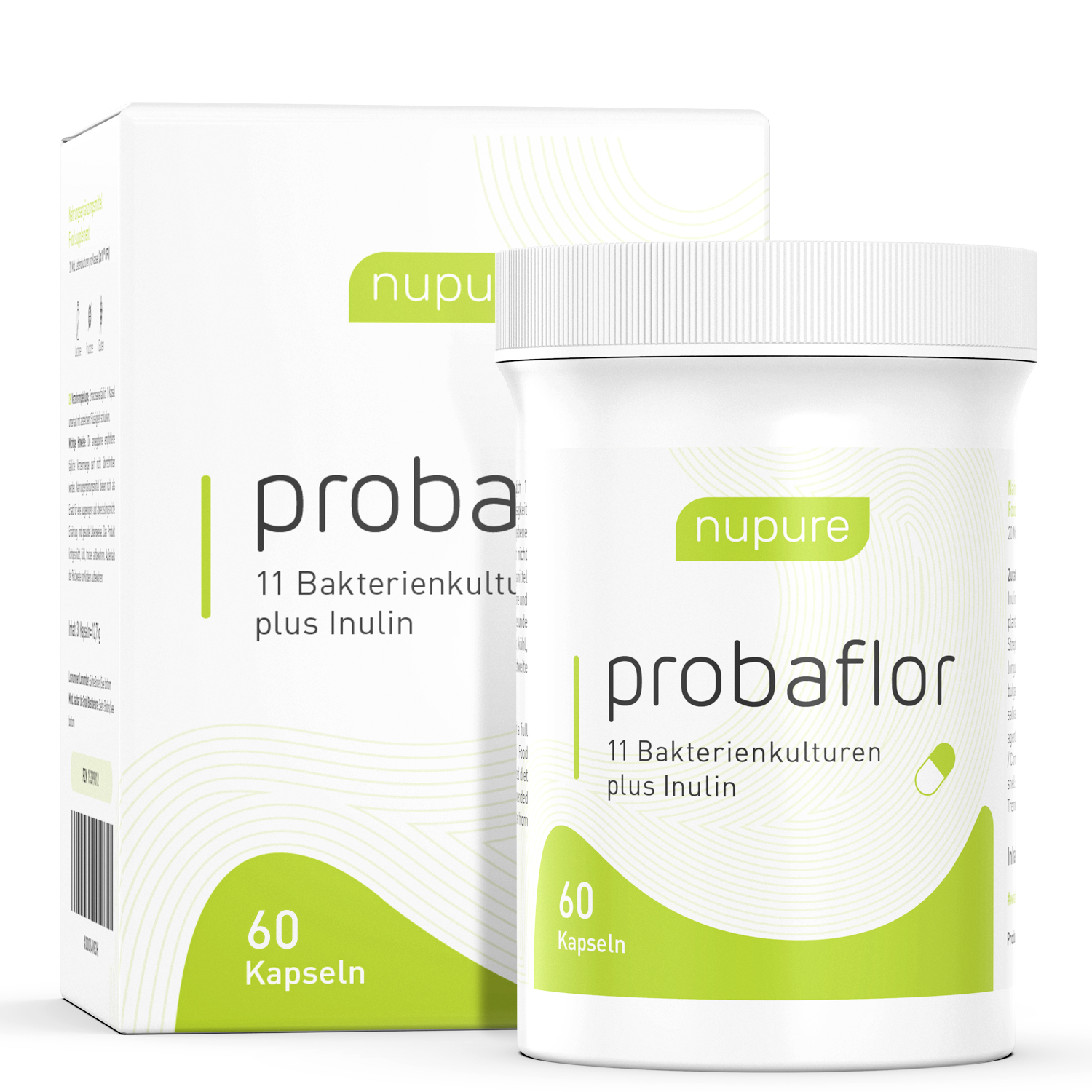 NUPURE probaflor - 2-1 Rezeptur mit 11 Bakterienkulturen + Inulin Abbildung für NUPURE probaflor - 2-1 Rezeptur mit 11 Bakterienkulturen + Inulin