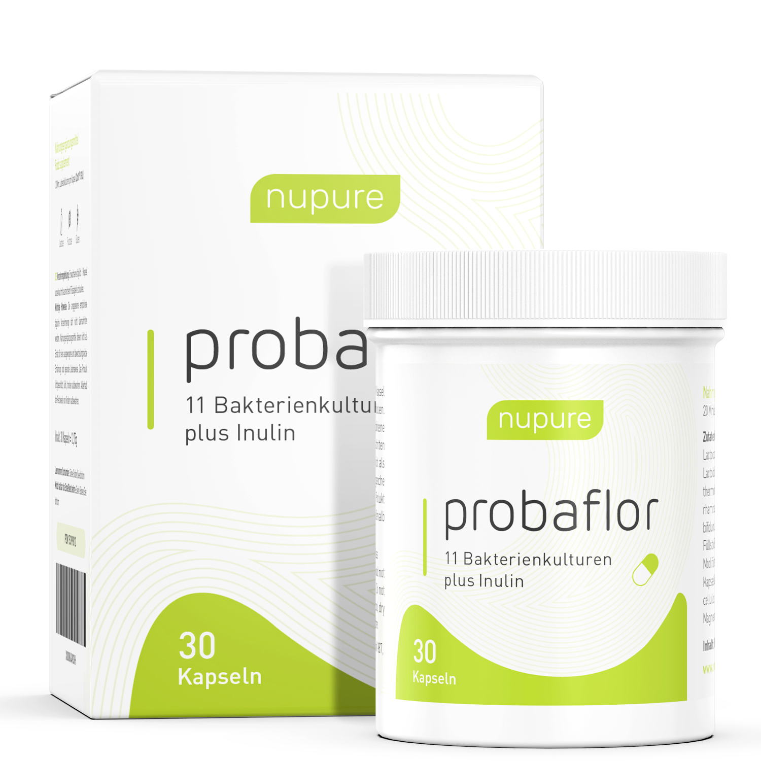 NUPURE probaflor - 2-1 Rezeptur mit 11 Bakterienkulturen + Inulin Abbildung für NUPURE probaflor - 2-1 Rezeptur mit 11 Bakterienkulturen + Inulin