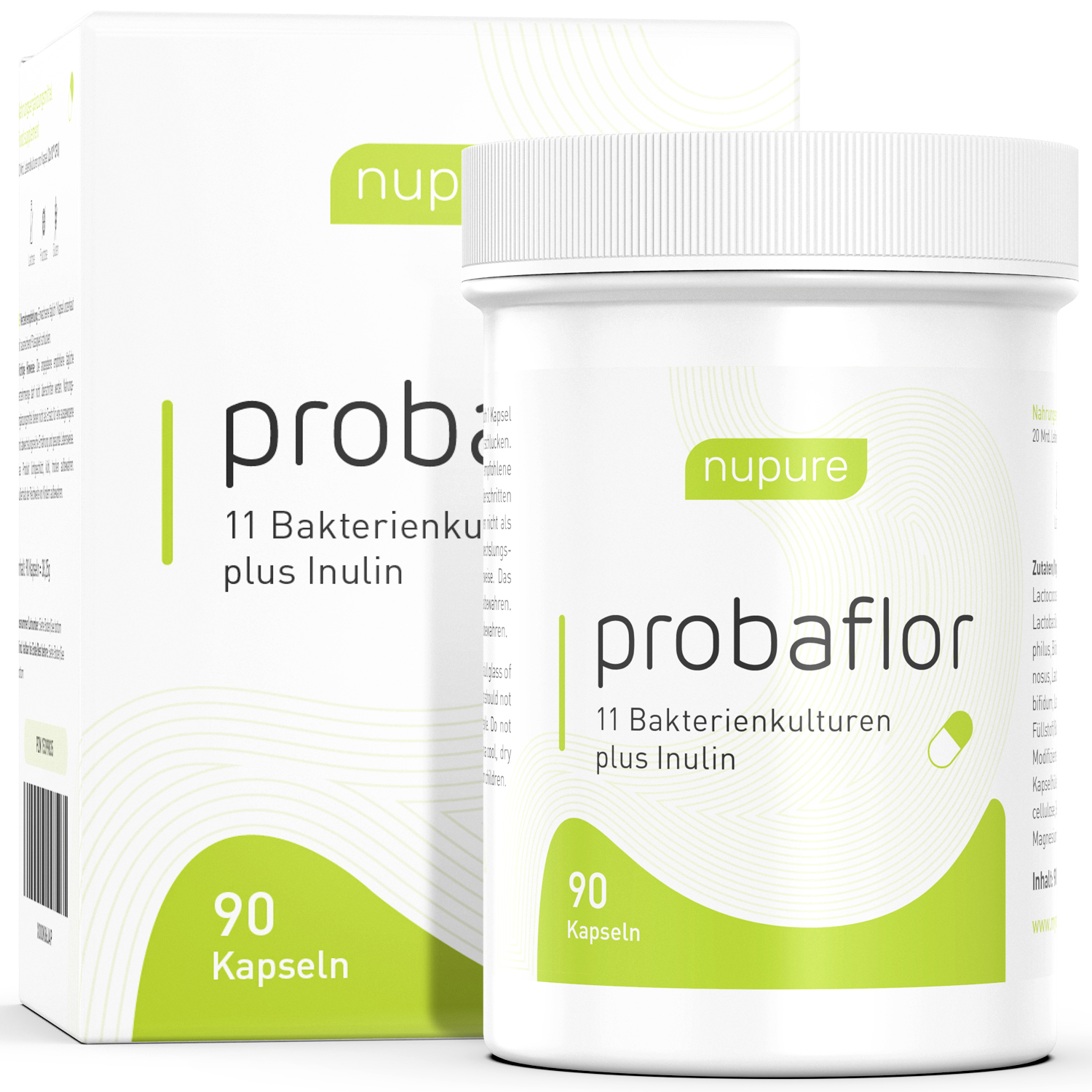 NUPURE probaflor - 2-1 Rezeptur mit 11 Bakterienkulturen + Inulin Abbildung für NUPURE probaflor - 2-1 Rezeptur mit 11 Bakterienkulturen + Inulin