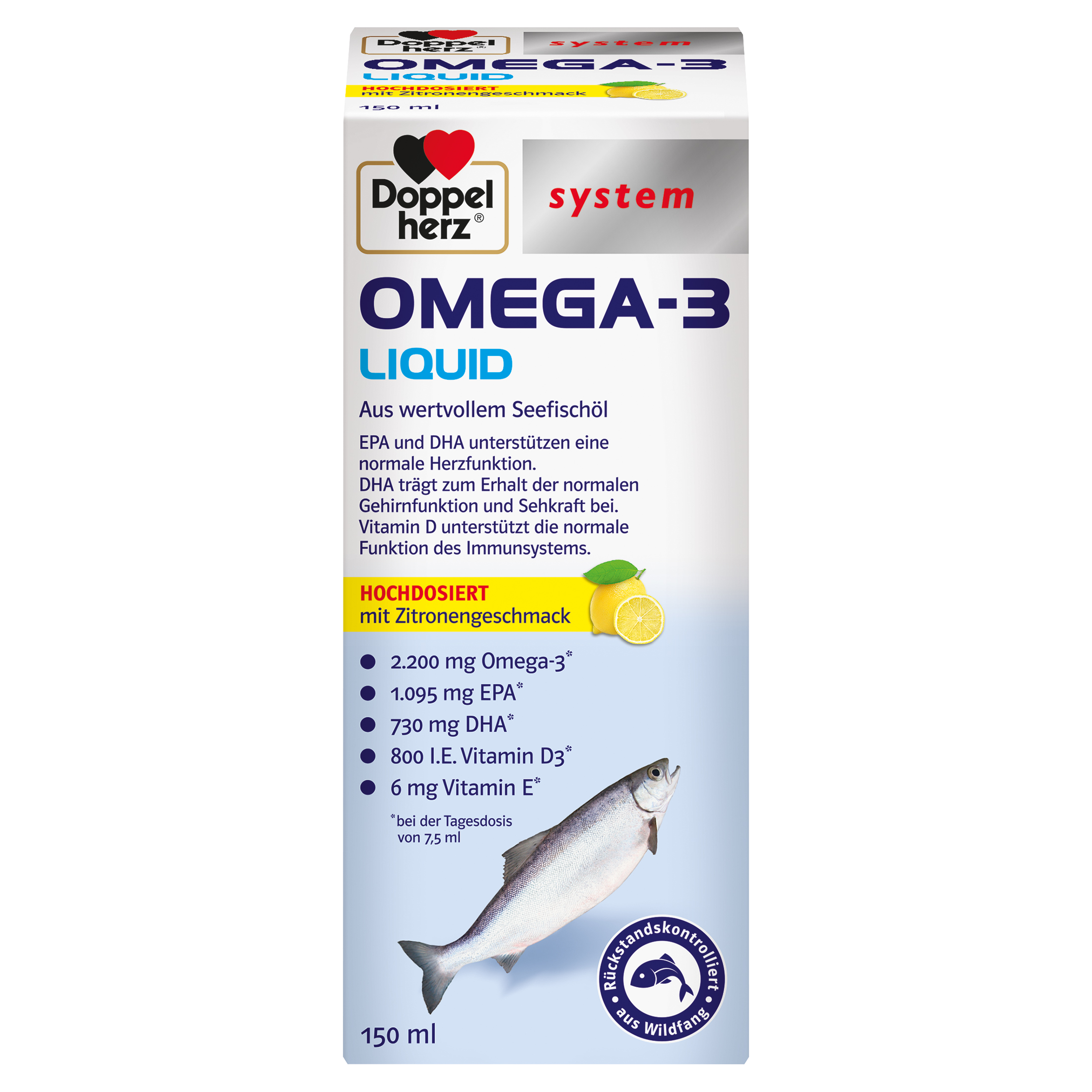 DOPPELHERZ Omega-3 Liquid system Abbildung für DOPPELHERZ Omega-3 Liquid system