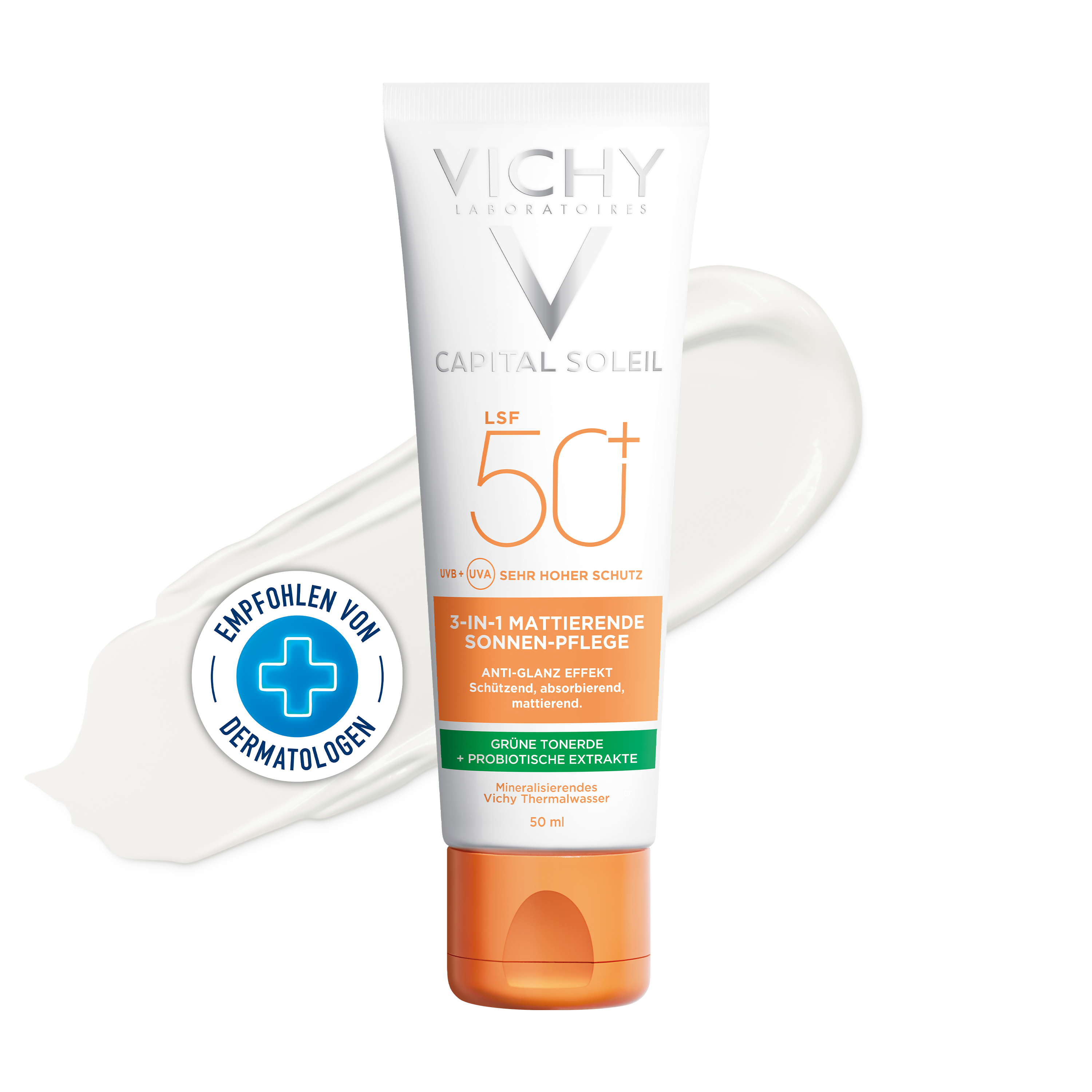 VICHY CAPITAL Soleil matt.Sonnenpflege Cre.LSF 50+ Abbildung für VICHY CAPITAL Soleil matt.Sonnenpflege Cre.LSF 50+
