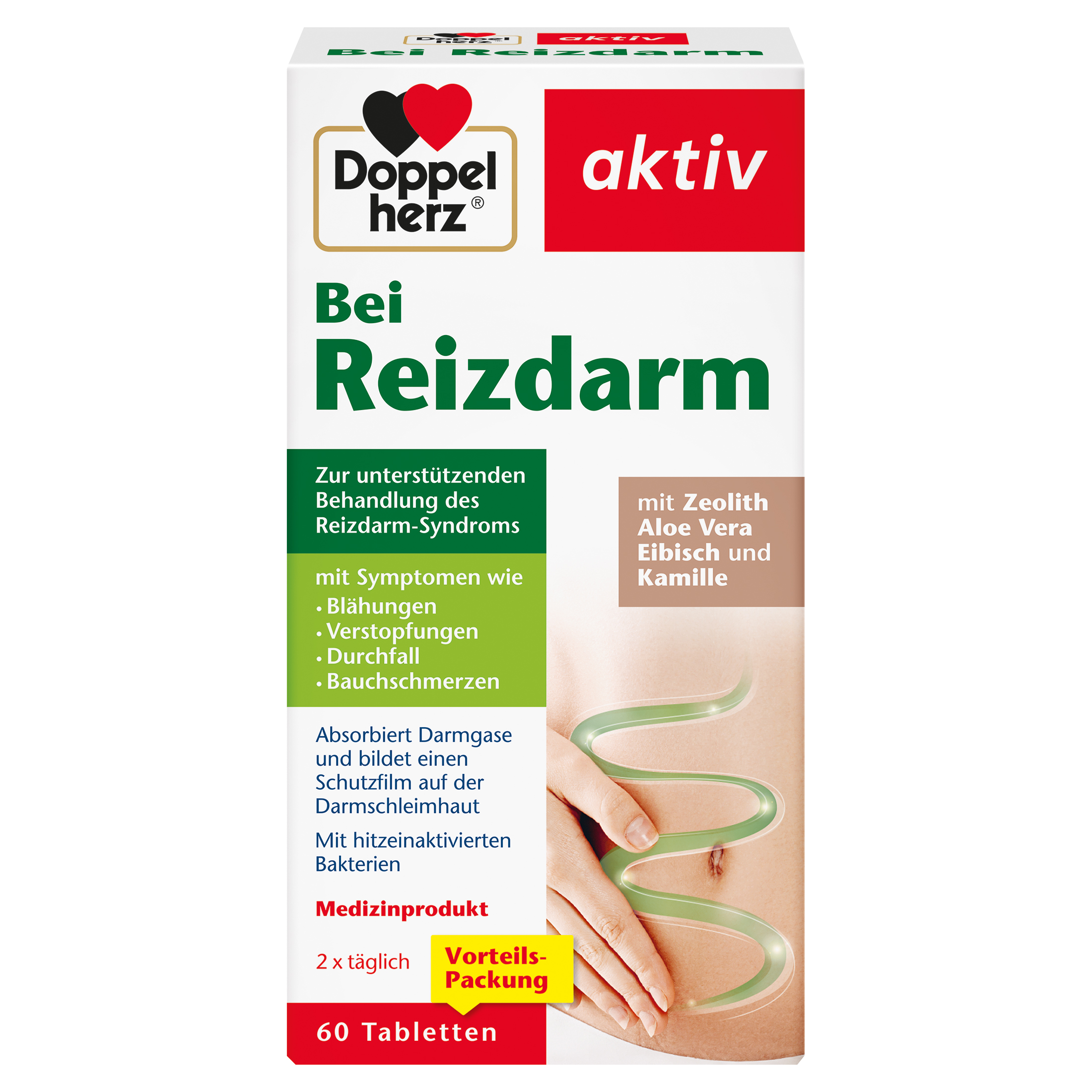 DOPPELHERZ bei Reizdarm Tabletten Abbildung für DOPPELHERZ bei Reizdarm Tabletten