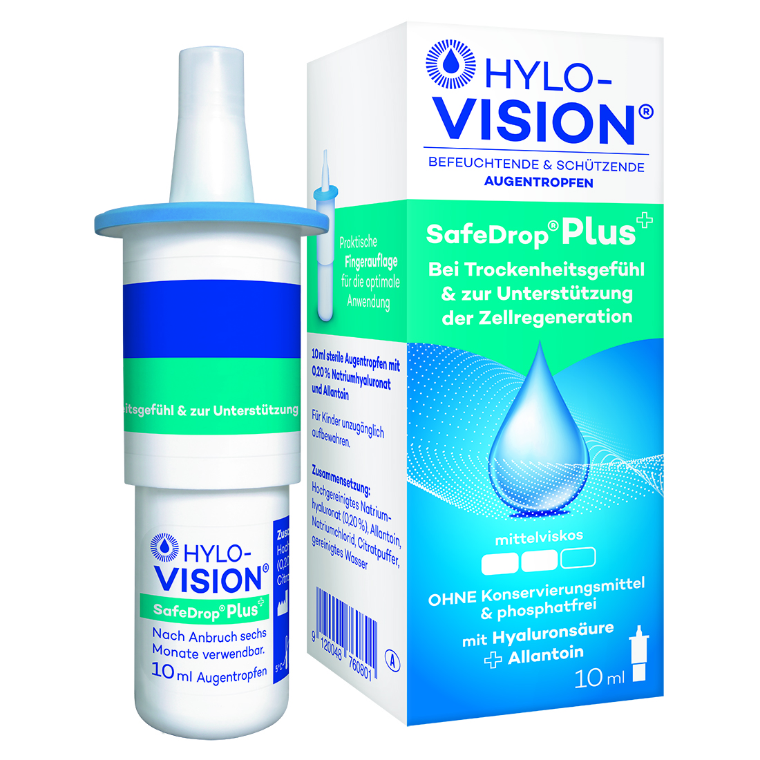 HYLO-VISION SafeDrop Plus Augentropfen Abbildung für HYLO-VISION SafeDrop Plus Augentropfen