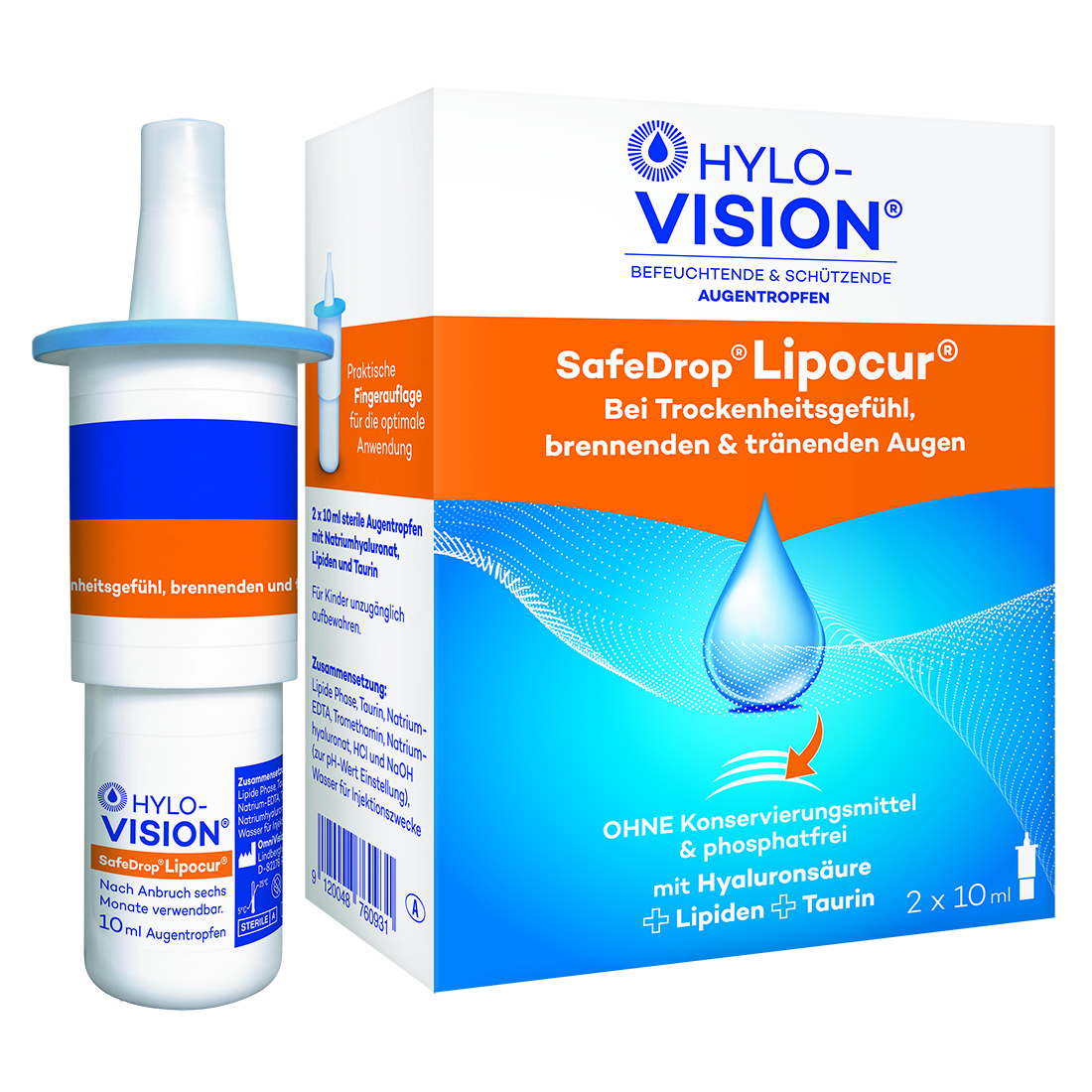 HYLO-VISION SafeDrop Lipocur Augentropfen Abbildung für HYLO-VISION SafeDrop Lipocur Augentropfen