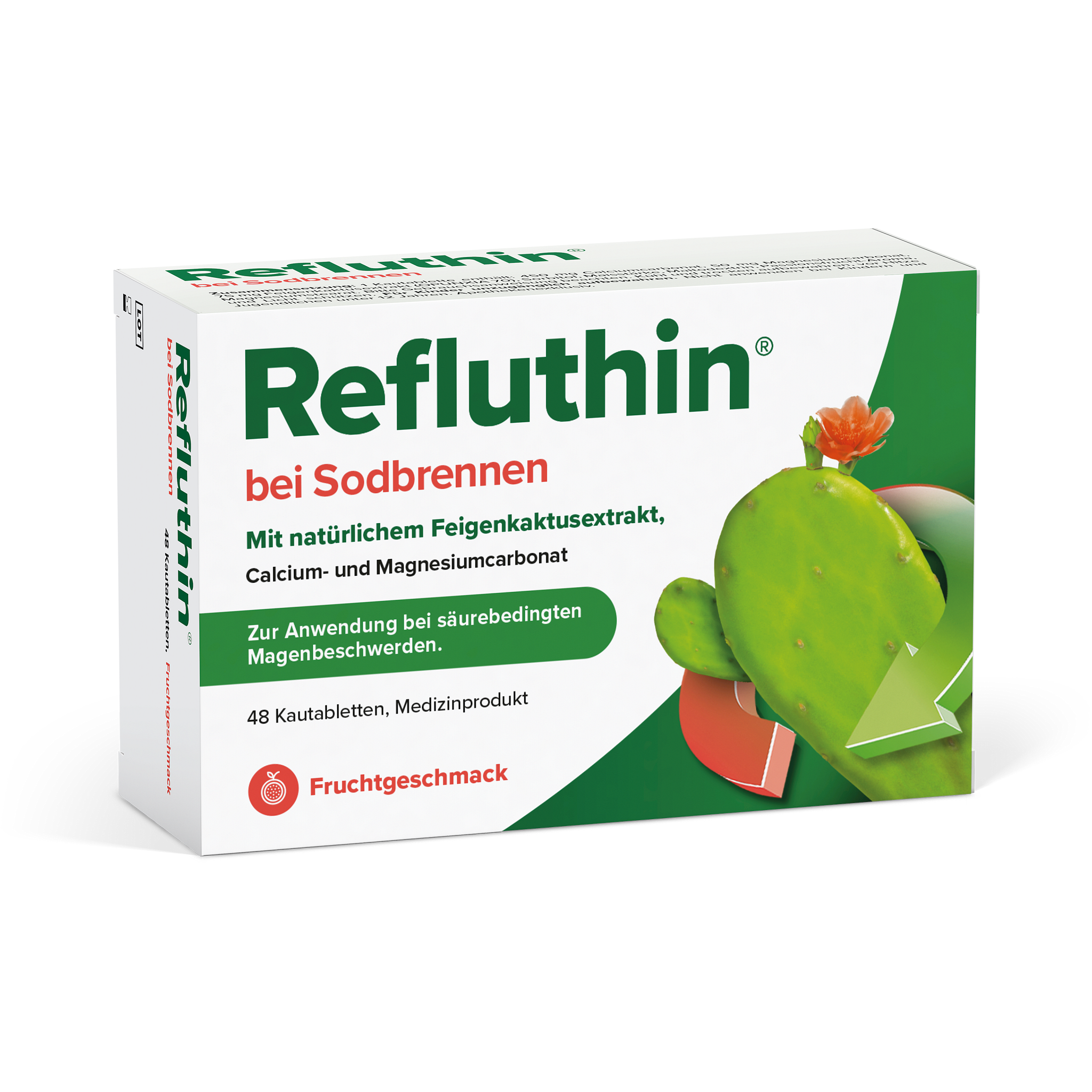 REFLUTHIN bei Sodbrennen Kautabletten Frucht Abbildung für REFLUTHIN bei Sodbrennen Kautabletten Frucht
