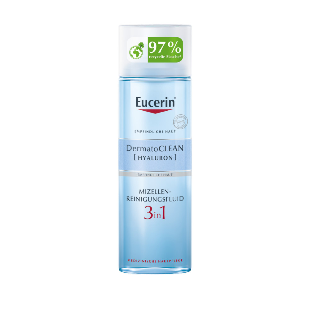 EUCERIN DermatoCLEAN Hyal.Miz.Reinigungsfluid 3in1 Abbildung für EUCERIN DermatoCLEAN Hyal.Miz.Reinigungsfluid 3in1