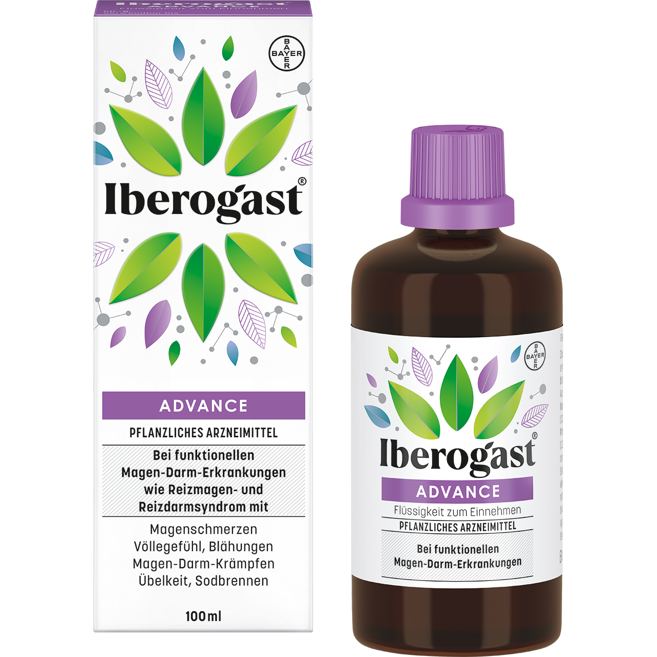 IBEROGAST ADVANCE Flüssigkeit zum Einnehmen bei funktionellen Magen-Darm-Erkrankungen Abbildung für IBEROGAST ADVANCE Flüssigkeit zum Einnehmen bei funktionellen Magen-Darm-Erkrankungen