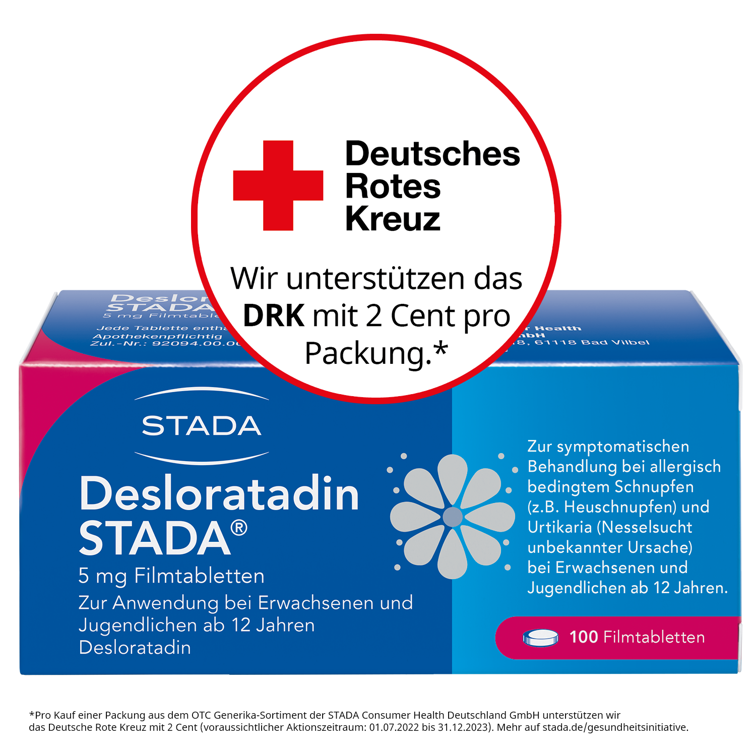 DESLORATADIN STADA 5 mg Filmtabletten Abbildung für DESLORATADIN STADA 5 mg Filmtabletten