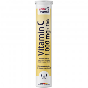 VITAMIN C 1000 mg+Zink Brausetabletten Abbildung für VITAMIN C 1000 mg+Zink Brausetabletten
