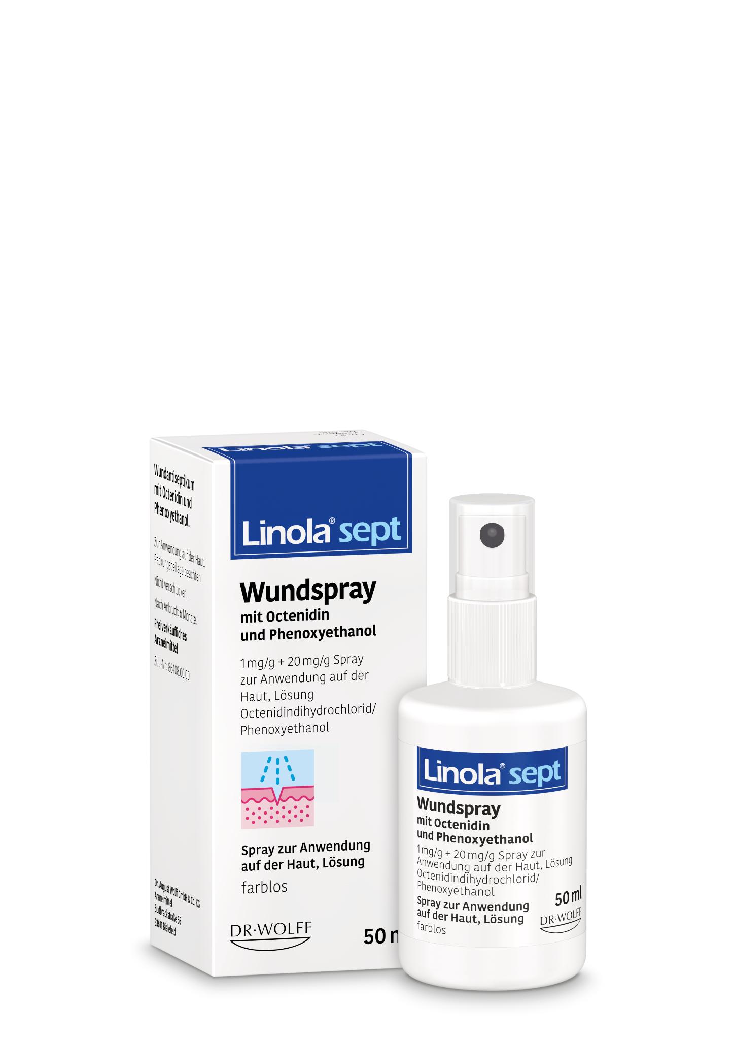 LINOLA sept Wundspray Abbildung für LINOLA sept Wundspray