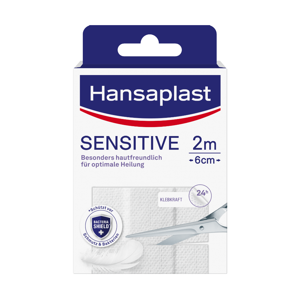 HANSAPLAST Sensitive Pflast.hypoallergen 6 cmx2 m Abbildung für HANSAPLAST Sensitive Pflast.hypoallergen 6 cmx2 m