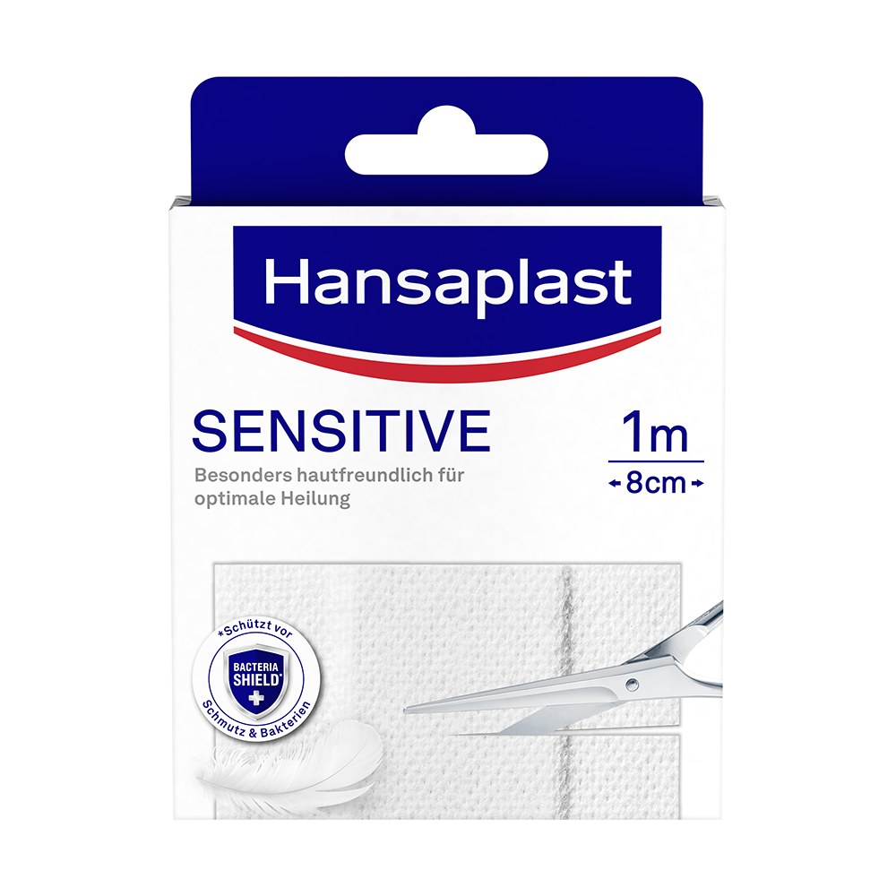HANSAPLAST Sensitive Pflast.hypoallergen 8 cmx1 m Abbildung für HANSAPLAST Sensitive Pflast.hypoallergen 8 cmx1 m