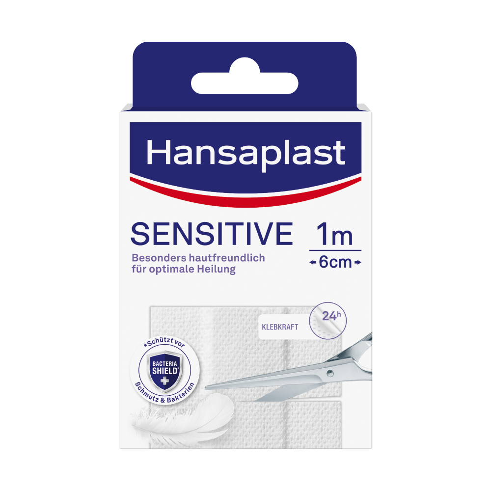 HANSAPLAST Sensitive Pflast.hypoallergen 6 cmx1 m Abbildung für HANSAPLAST Sensitive Pflast.hypoallergen 6 cmx1 m