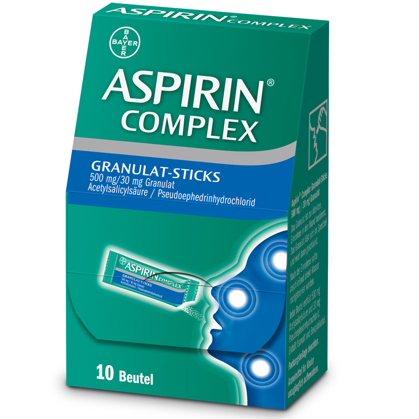 ASPIRIN Complex Granulat-Sticks Abbildung für ASPIRIN Complex Granulat-Sticks