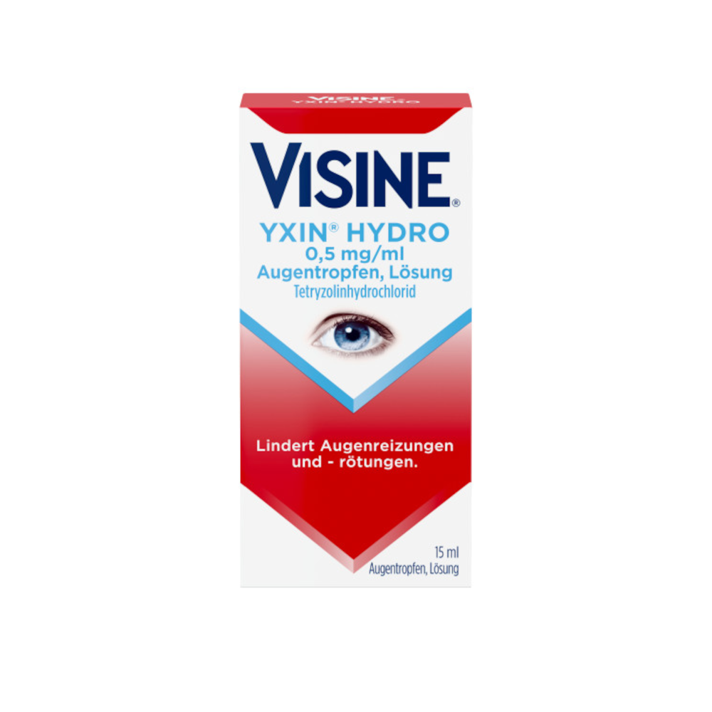VISINE Yxin Hydro 0,5 mg/ml Augentropfen Abbildung für VISINE Yxin Hydro 0,5 mg/ml Augentropfen