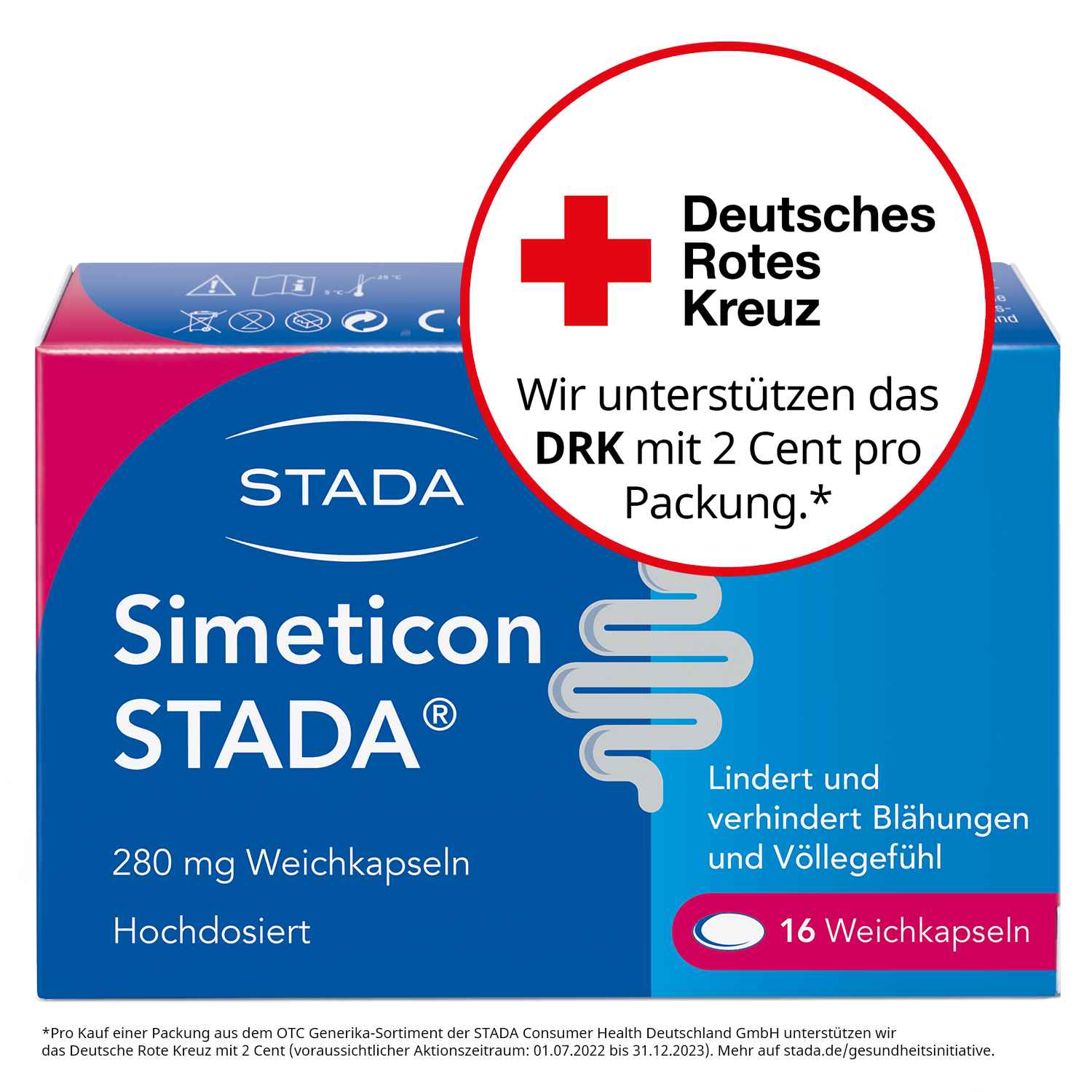 SIMETICON STADA 280 mg Weichkapseln Abbildung für SIMETICON STADA 280 mg Weichkapseln