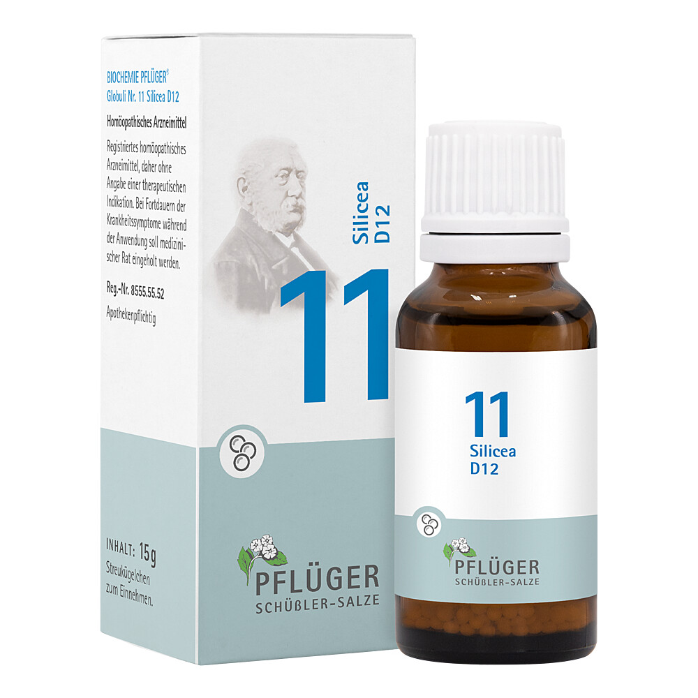 BIOCHEMIE Pflüger 11 Silicea D 12 Globuli Abbildung für BIOCHEMIE Pflüger 11 Silicea D 12 Globuli