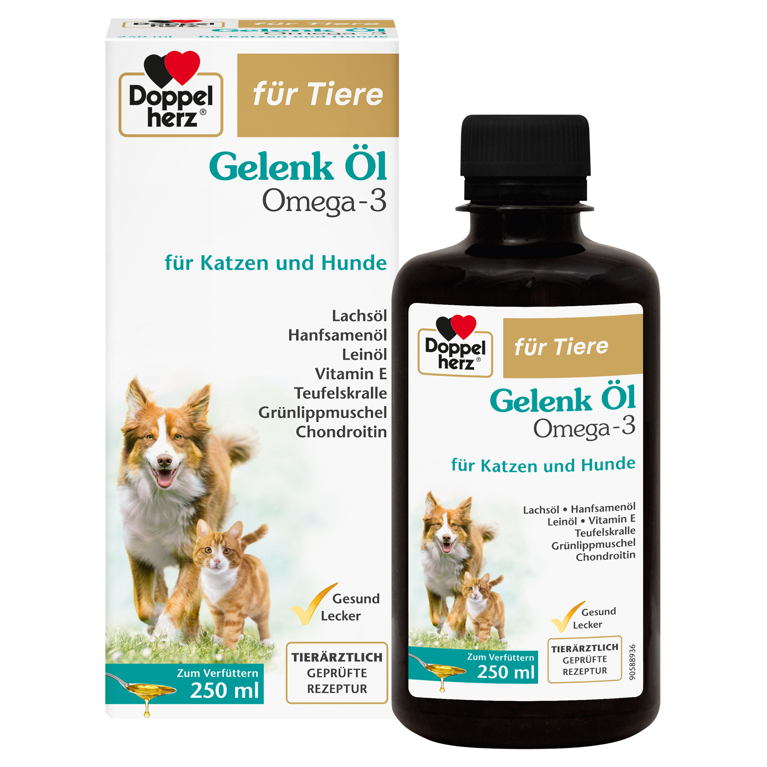 DOPPELHERZ für Tiere Gelenk Öl f.Hunde/Katzen Abbildung für DOPPELHERZ für Tiere Gelenk Öl f.Hunde/Katzen